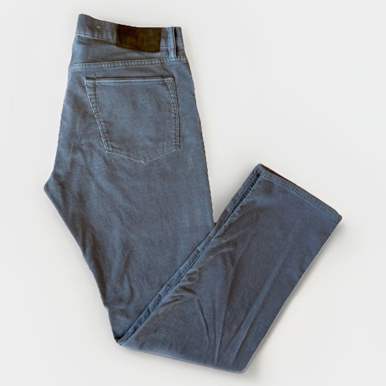 Todd Snyder Todd Snyder Corduroy Pants Slim Fit 33 Gray Men Regular Pants Size US 33 - 2 Thumbnail