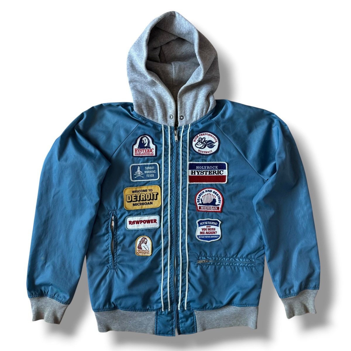 Hysteric Glamour Hysteric Glamour Patches Hooded Bomber Jacket Size US M / EU 48-50 / 2 - 1 Thumbnail