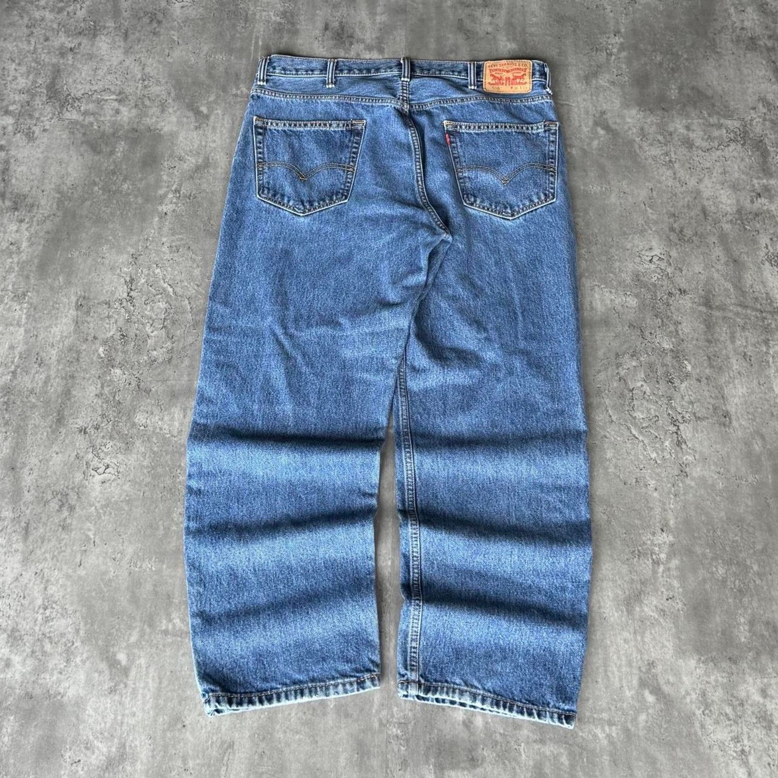 Levi's × Levi's Vintage Clothing × Vintage Vintage Y2K Levi’s 550 Baggy Skater Grunge Cyber Denim Jeans Size US 38 / EU 54 - 1 Thumbnail