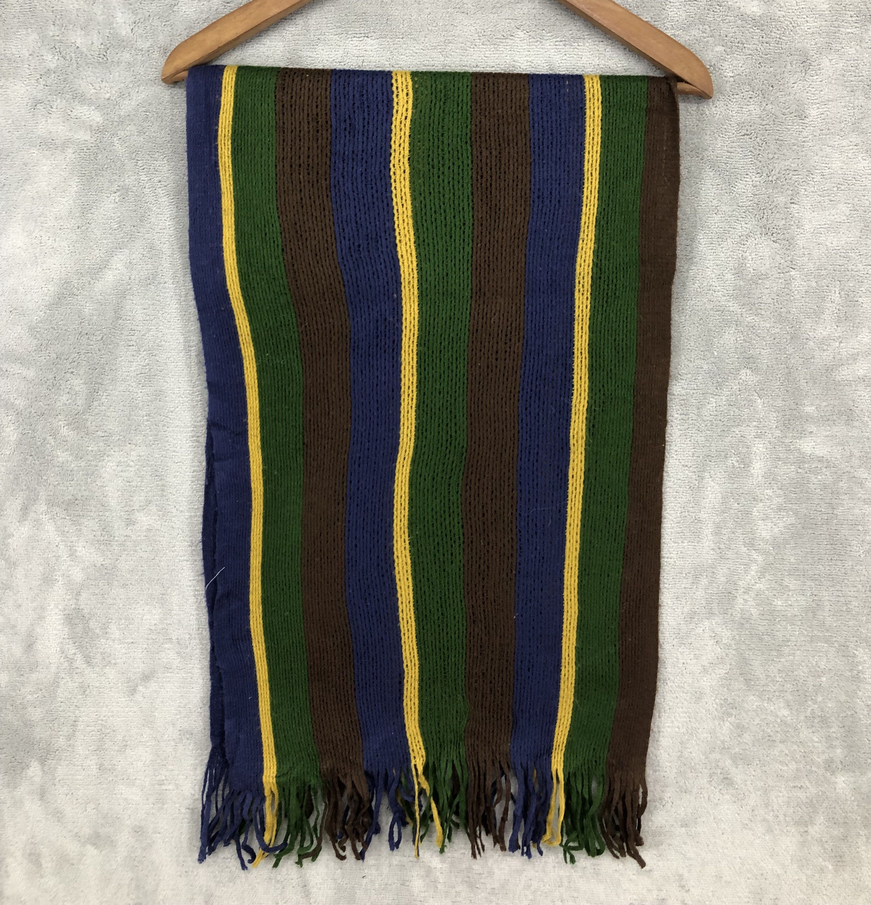 image of Vintage Stole Multicolor Scarf Muffler Neck Scarf, Men's