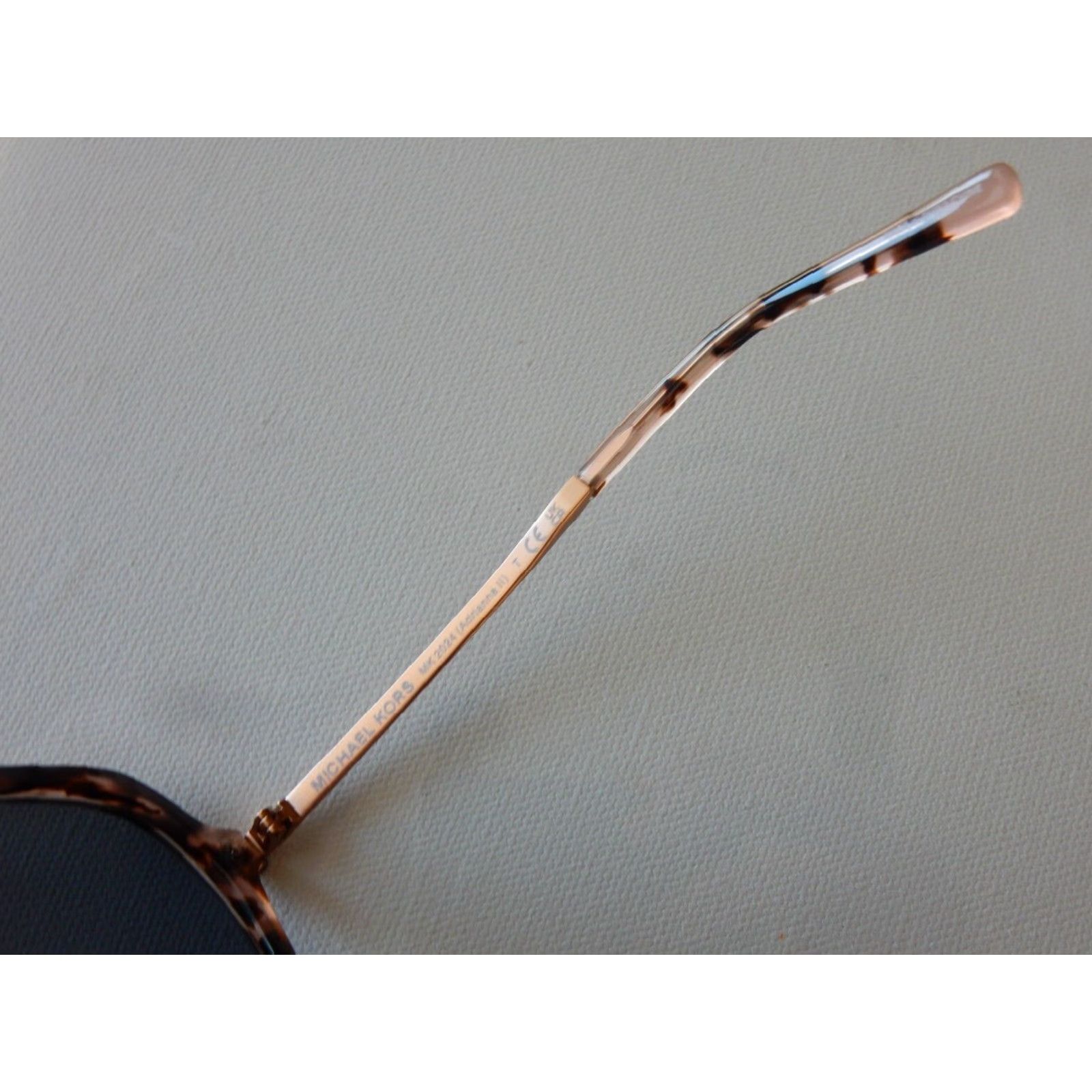 Michael Kors Michael Kors Women's Sunglasses Frame Only 57mm Gold Prescription Small Scratches Size ONE SIZE - 4 Thumbnail