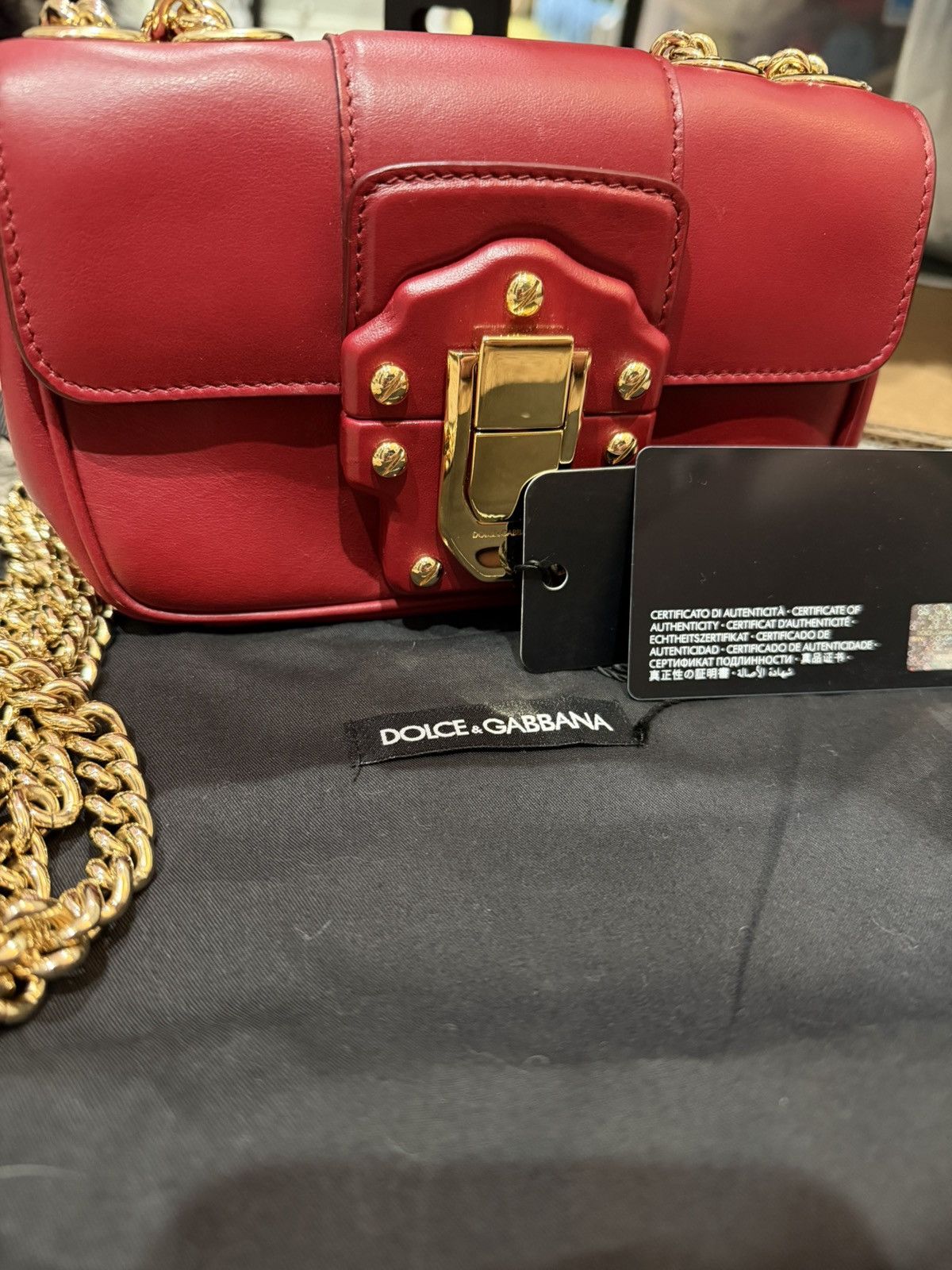 Dolce & Gabbana Dolce and Gabbana Lucia Shoulder Bag Size ONE SIZE - 1 Thumbnail