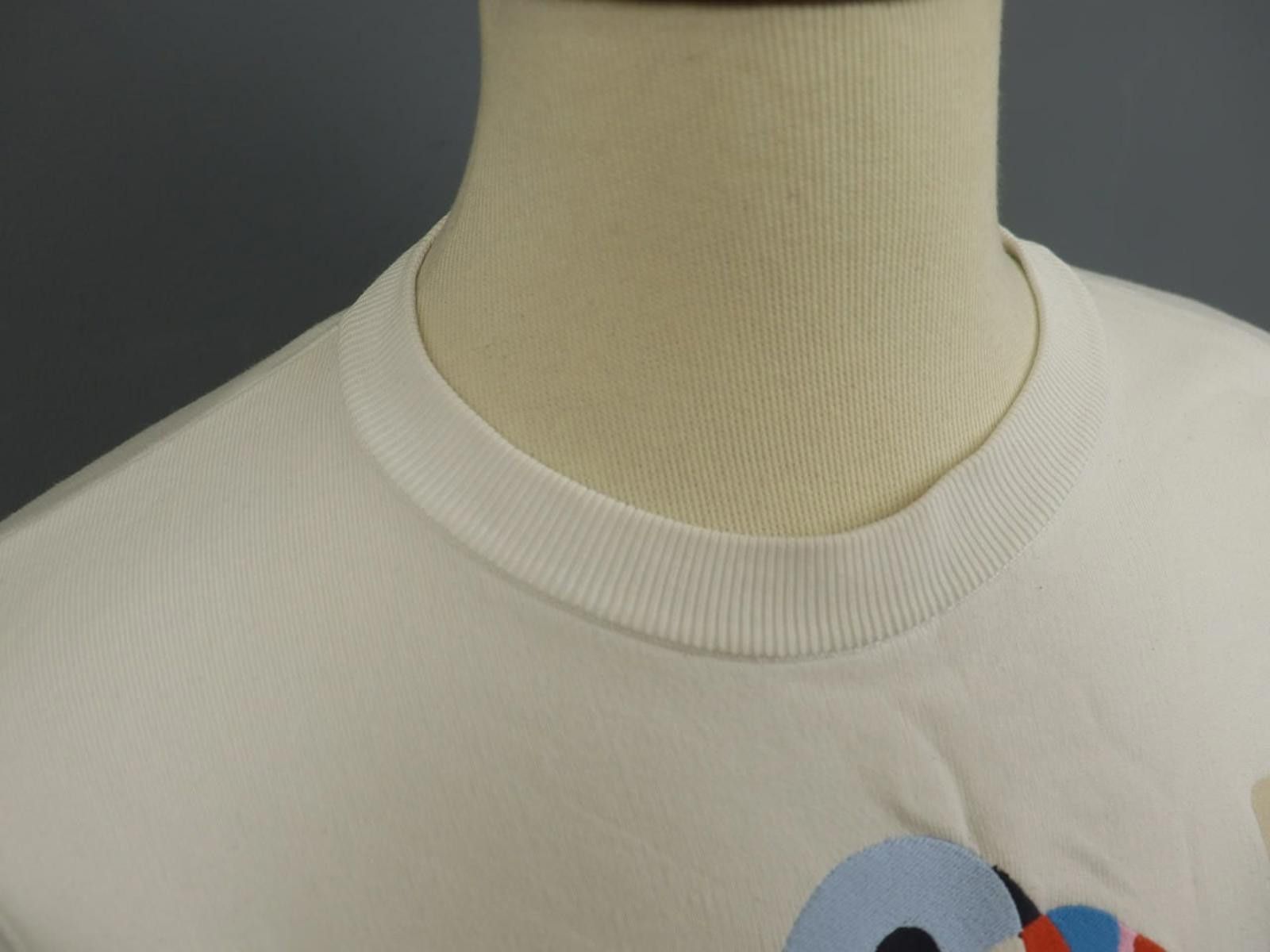 Lacoste Lacoste White Graphic Logo Pullover Sweatshirt Size 44 Size M / US 6-8 / IT 42-44 - 12 Thumbnail