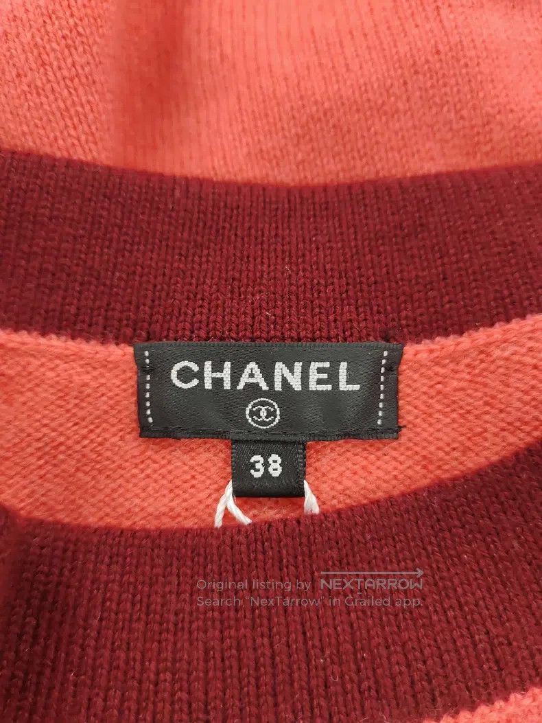 Chanel Chanel Color-blocked cashmere sweater Size XS / US 0-2 / IT 36-38 - 3 Thumbnail
