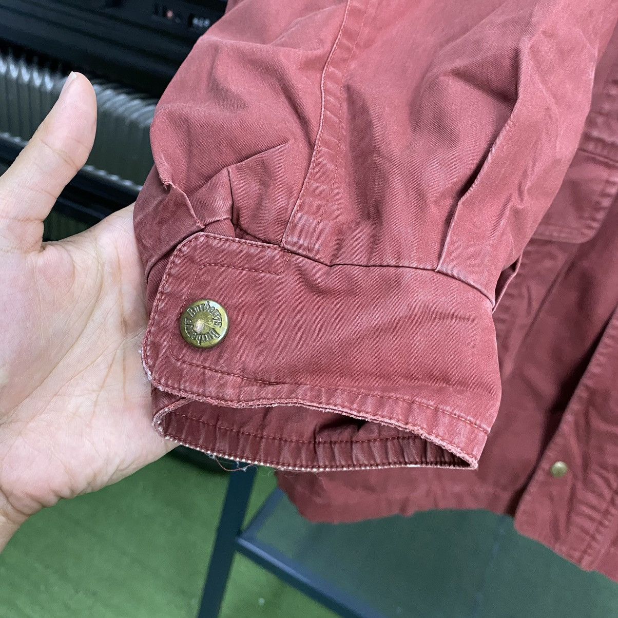 Burberry × Burberry Prorsum × Vintage Vintage Burberry London Parka Hooded Missing Faded Jacket Size US L / EU 52-54 / 3 - 8 Thumbnail