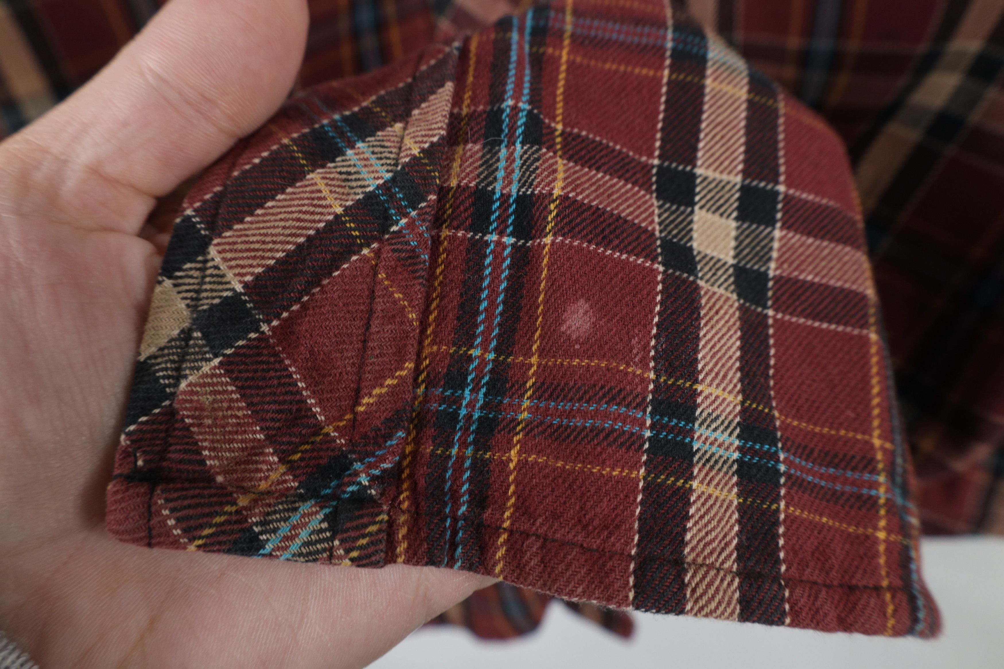 Vintage × Wrangler Vintage 90s Wrangler Western Snap Button Flannel Shirt Plaid Size US XXL / EU 58 / 5 - 4 Thumbnail