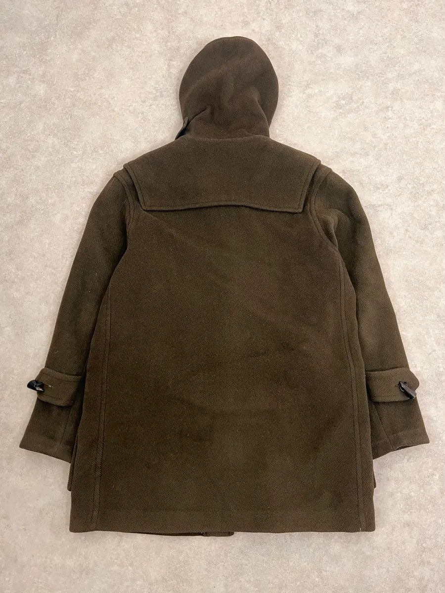 Burberry 2000s Burberry Khaki Hooded Wool Jacket Size US S / EU 44-46 / 1 - 7 Thumbnail