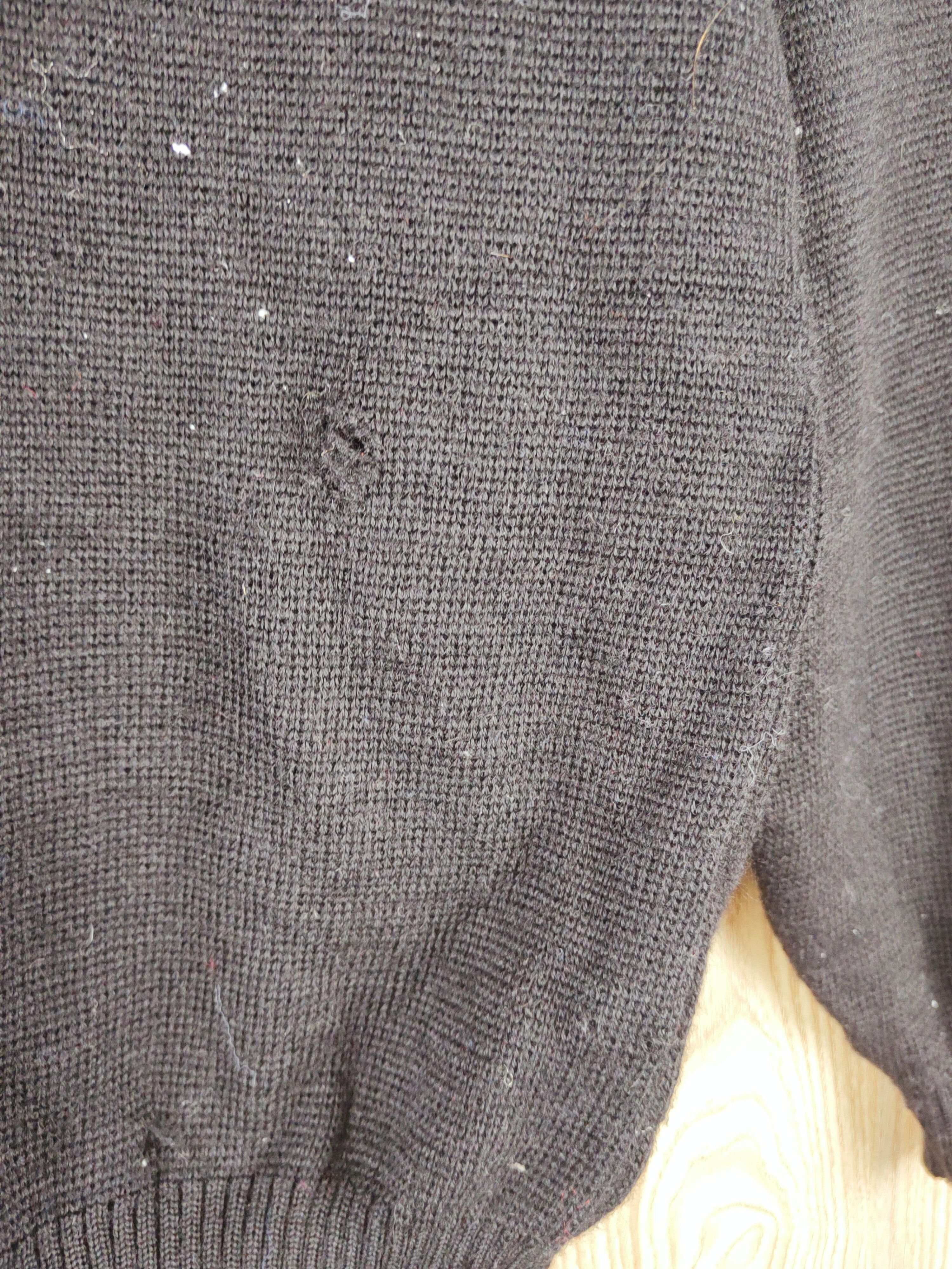 Vintage Liberty Bell vintage ripped Black Knitwear Sweatshirts #W472 Size US S / EU 44-46 / 1 - 6 Thumbnail