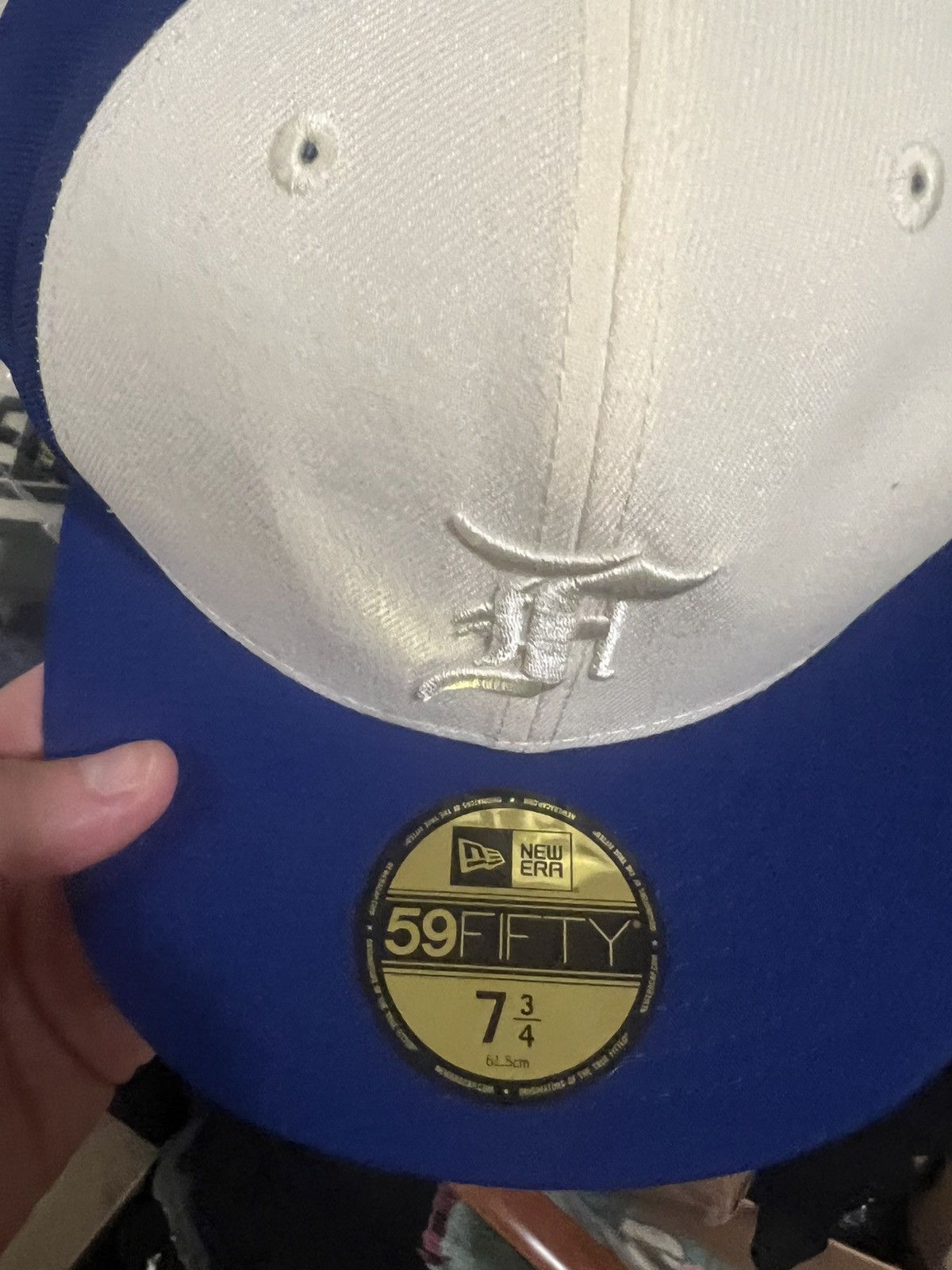 Fear of God × New Era New Era x Fear of God fitted hat blue & white 7 3/4 Size ONE SIZE - 2 Thumbnail