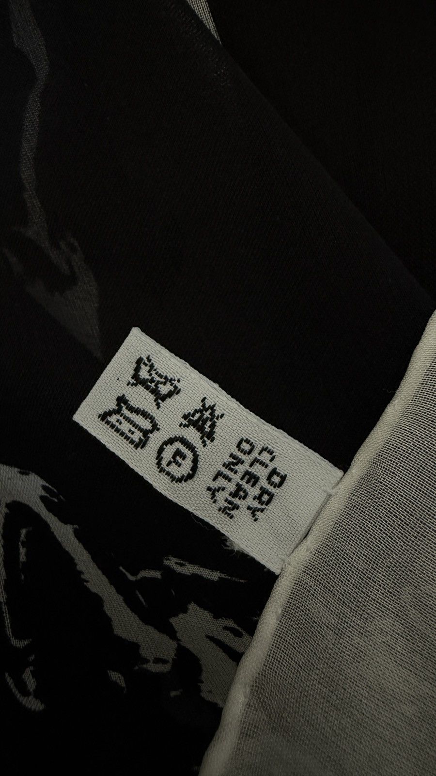 Chrome Hearts Chrome Hearts Foti Motif Black Silk Scarf Size ONE SIZE - 7 Thumbnail