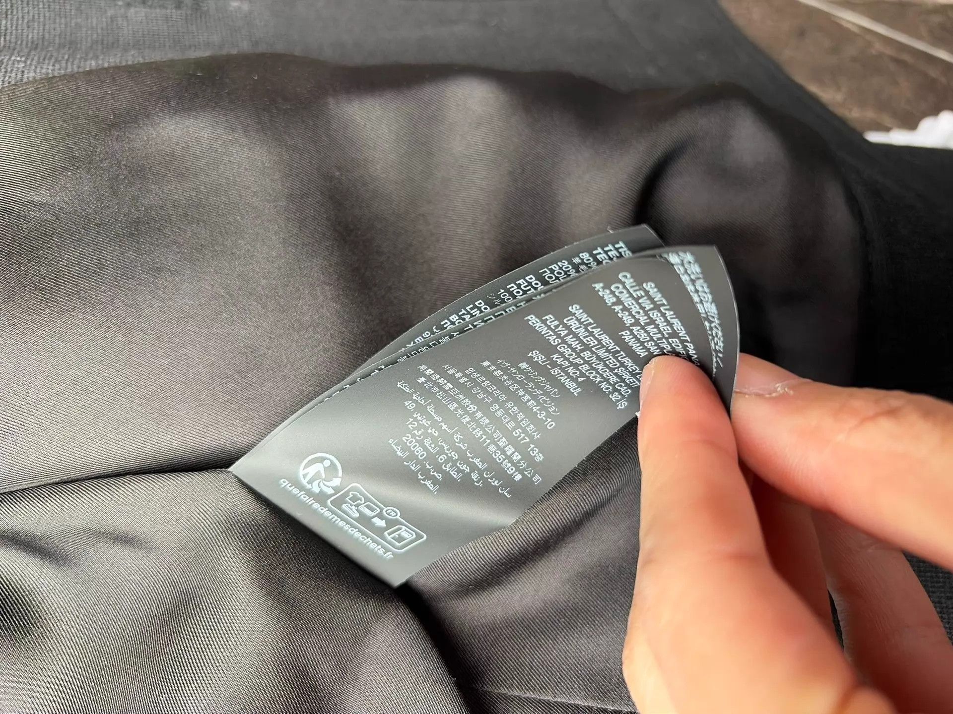 Saint Laurent Paris Saint Laurent Black Wool Short Jacket 38 Size S / US 4 / IT 40 - 5 Thumbnail
