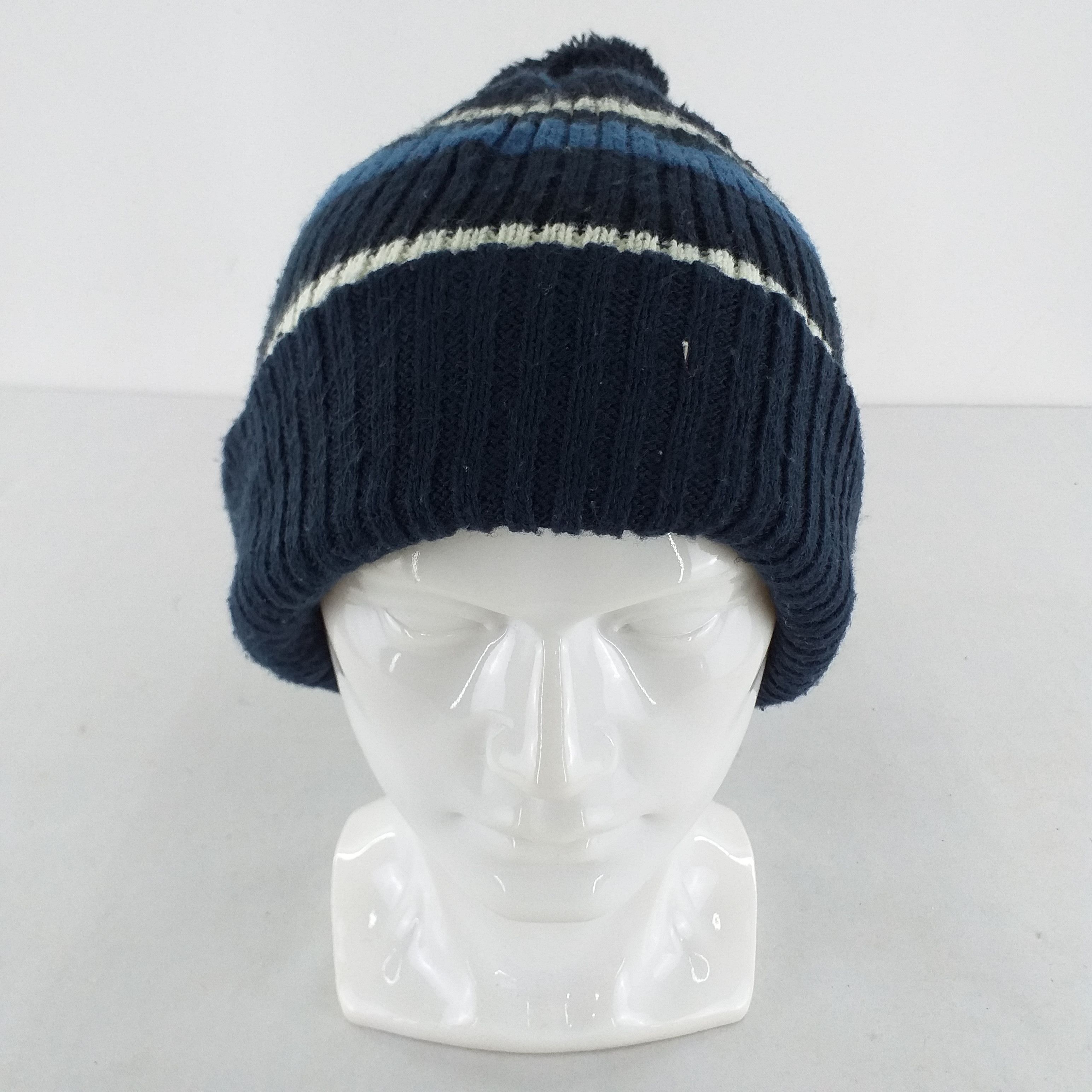 Japanese Brand Stripes Snow Cap Hat Beanie -BN469 Size ONE SIZE - 2 Thumbnail