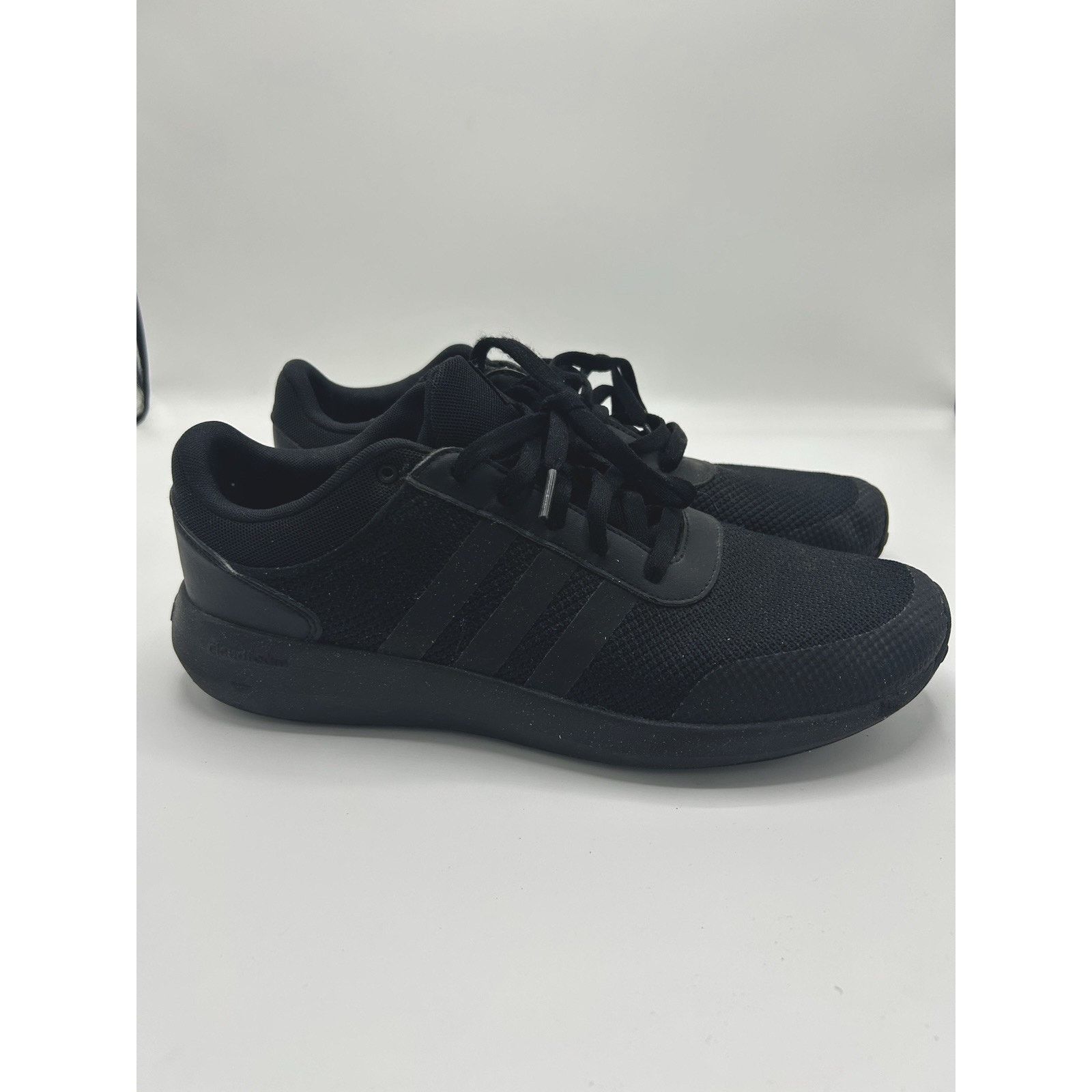Adidas Adidas Mens Cloudfoam Race B74372 Black Sneakers Sz 12 Clean Size US 12 / EU 45 - 1 Thumbnail