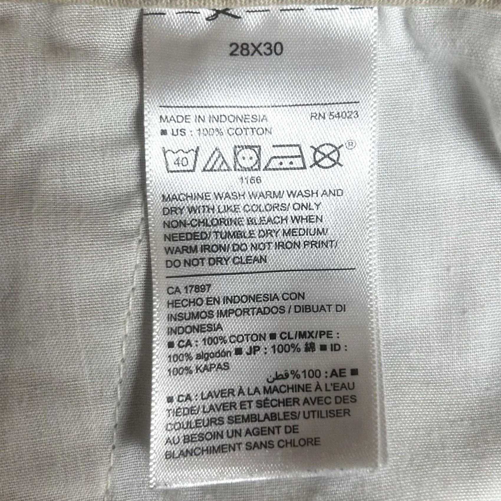 Old Navy Old Navy Khaki Pants Mens 28x30 Straight Leg Cotton Casual Size US 28 / EU 44 - 6 Thumbnail