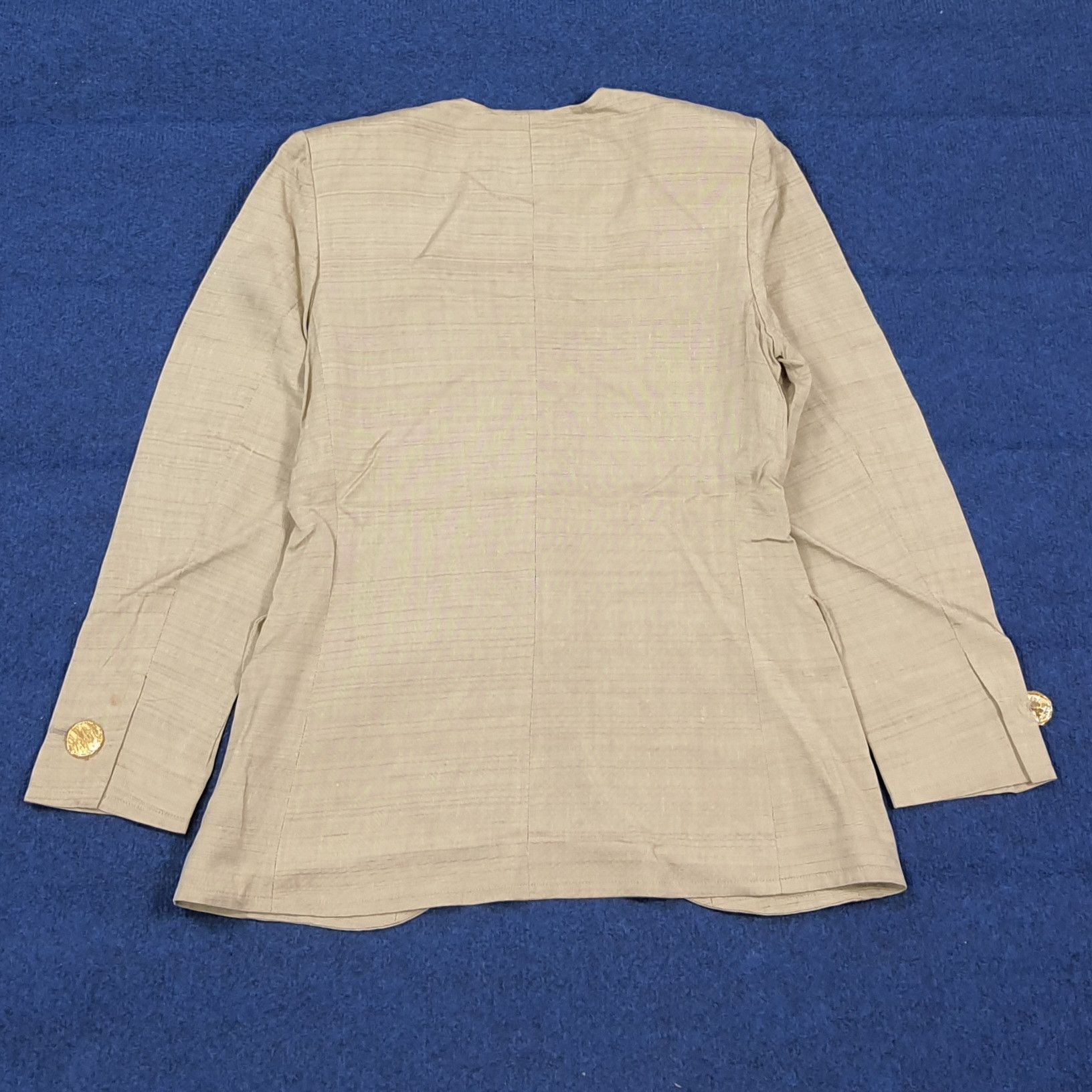 Yves Saint Laurent Vintage Yves Saint Laurent Rive Gauche Style Textured Blazer Size XS / US 0-2 / IT 36-38 - 3 Thumbnail
