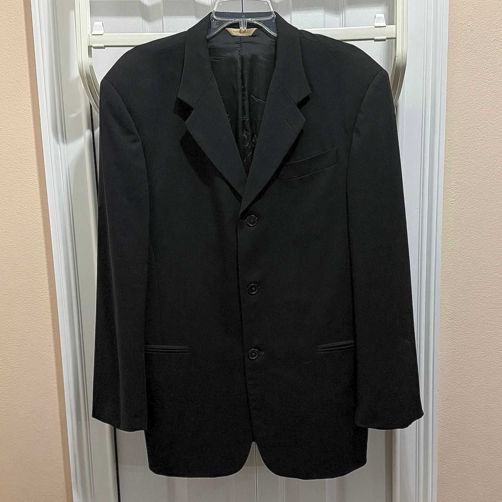 Donna Karan Donna Karan Signature men’s wool 3 button blazer 40R Italy Size 40R - 1 Thumbnail