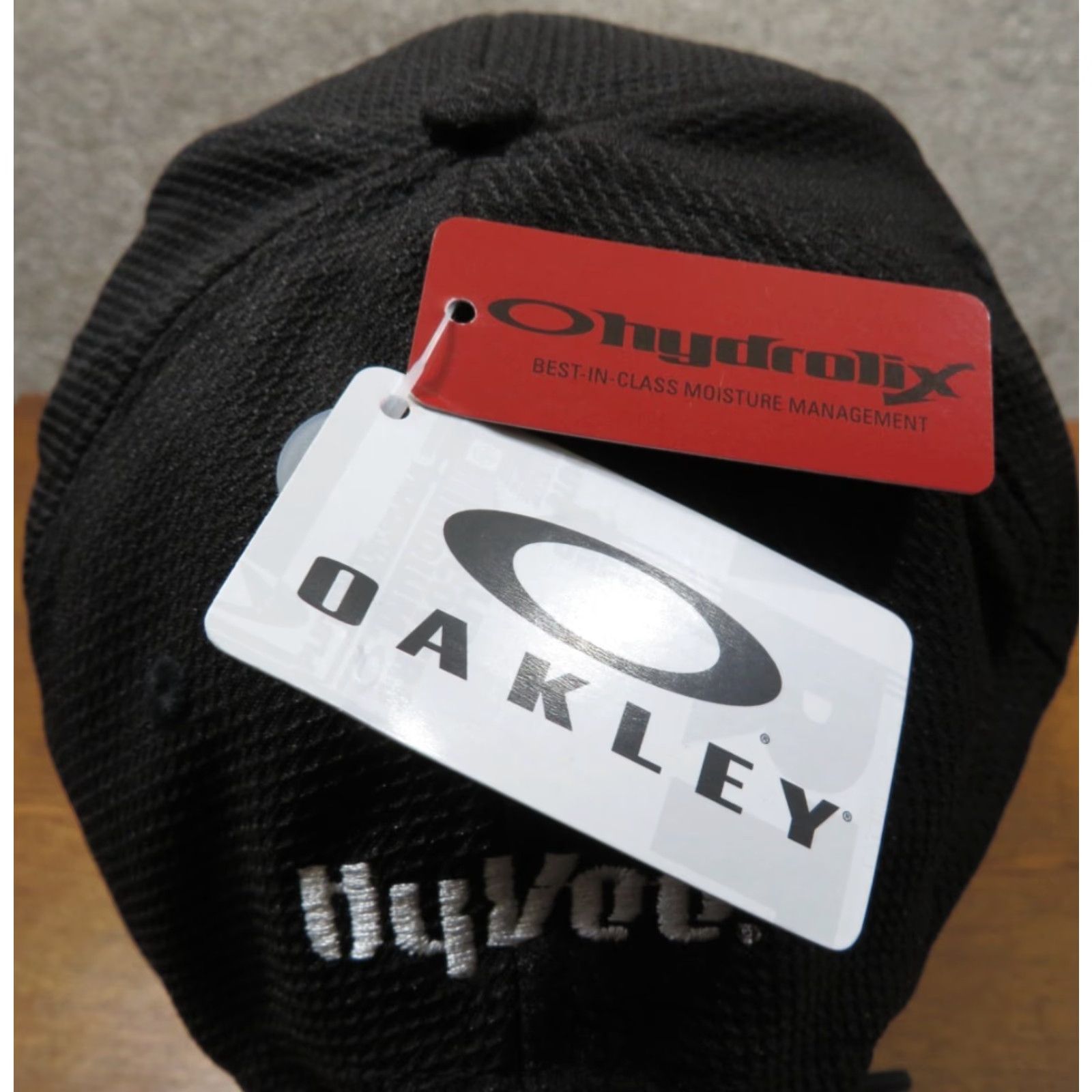 Oakley Vtg Oakley NWT Hy-Vee Food Store Sponsor Trucker Adjustable Hat Size ONE SIZE - 4 Thumbnail