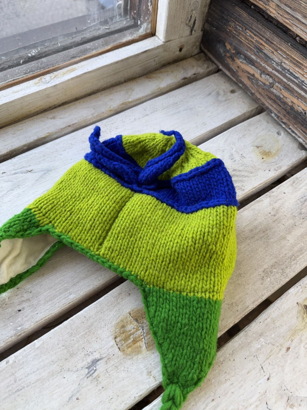 Vintage Vintage 90s Mutant Ninja Turtles trapper hat Donatello adult Size ONE SIZE - 6 Thumbnail
