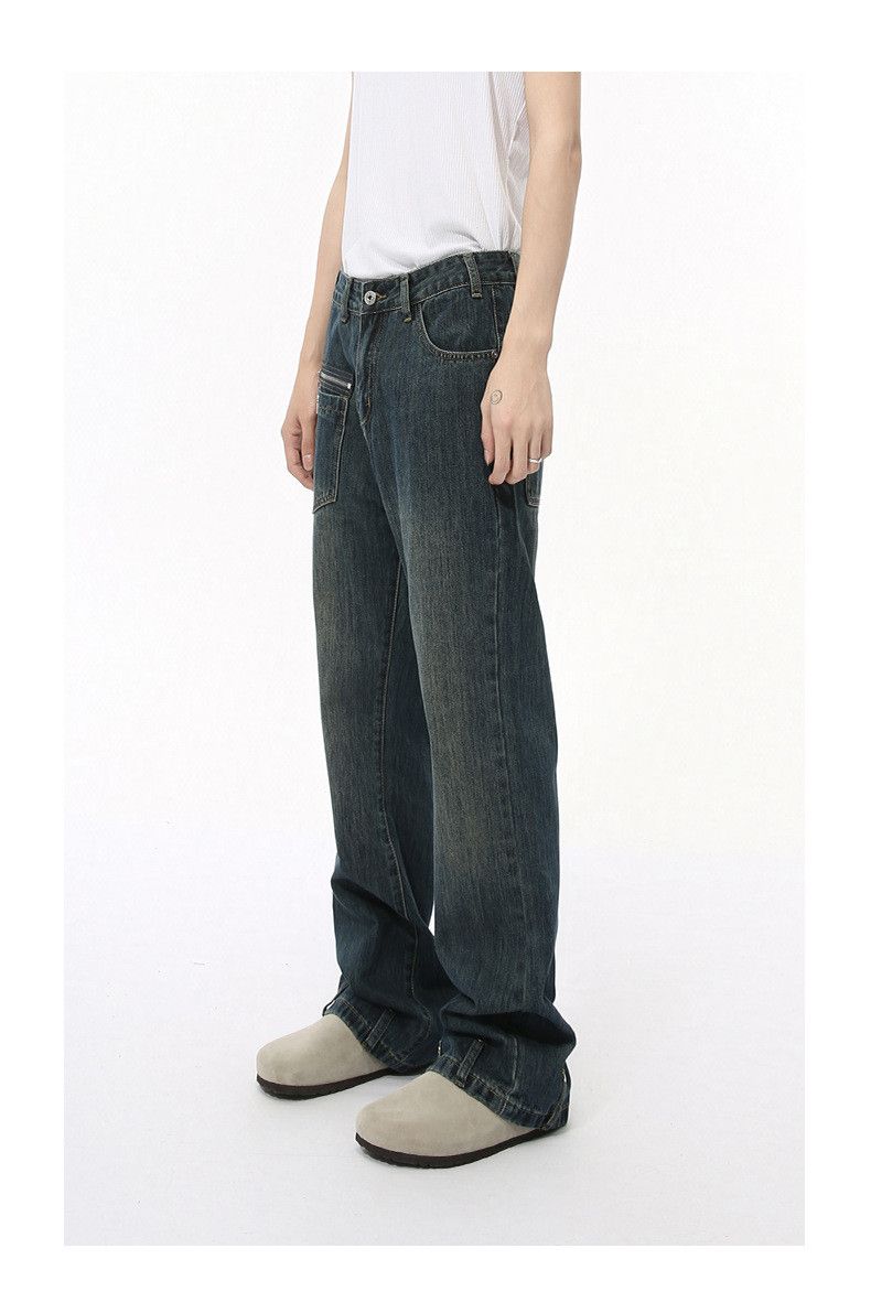 Japanese Brand × Jean Japanese retro stitching flared washed jeans casual Size US 32 / EU 48 - 6 Thumbnail