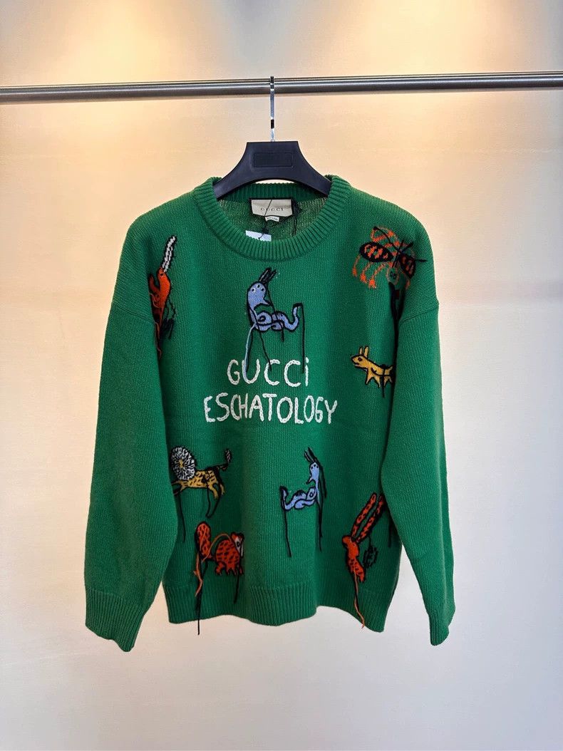 Gucci Gucci Co-branded full-print zoo pattern long-sleeved sweat Size US L / EU 52-54 / 3 - 1 Thumbnail