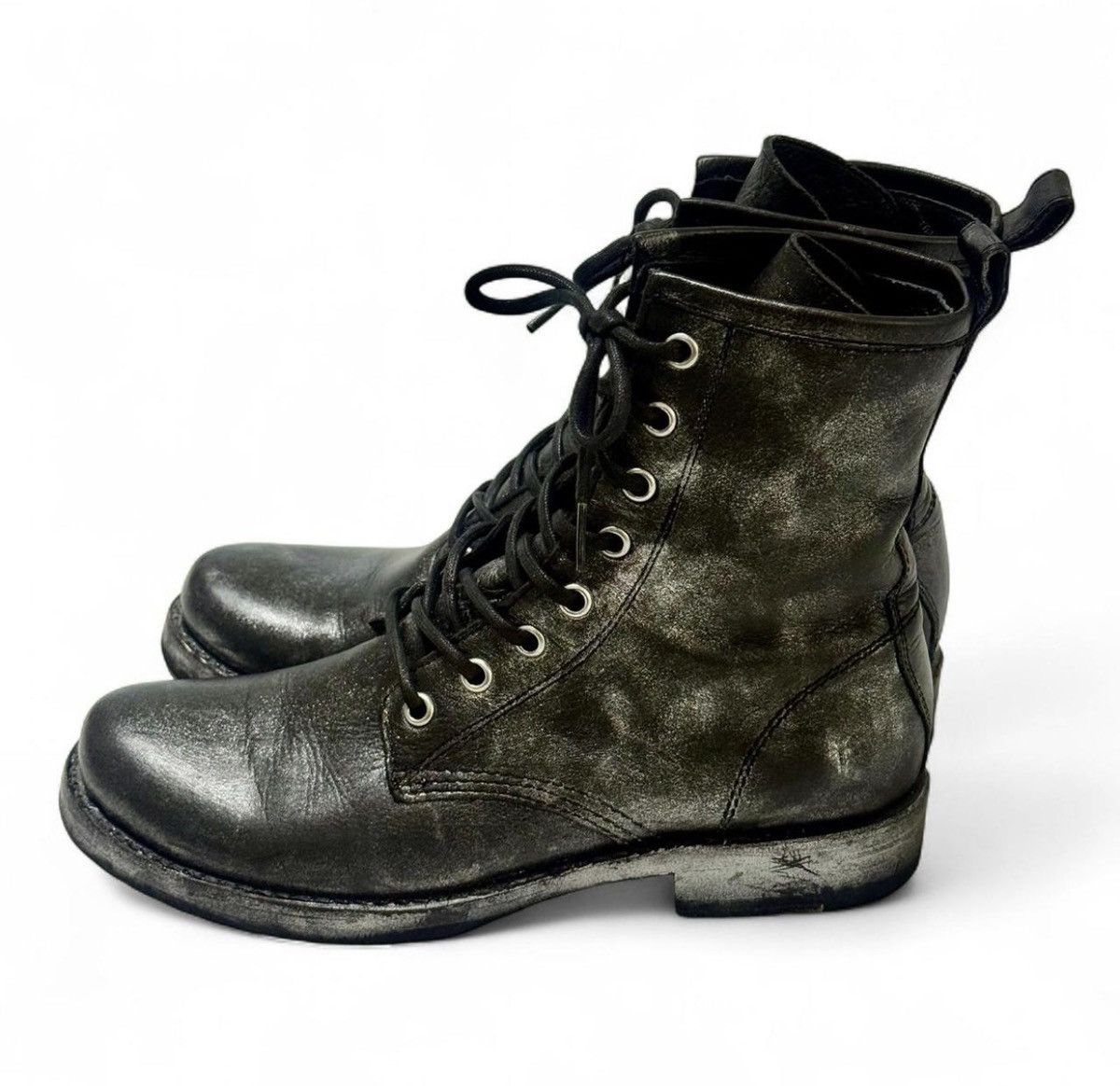Frye $450 - Frye Black Leather Boots (Made in Mexico) | Size: 7 Size US 7 / IT 37 - 6 Thumbnail