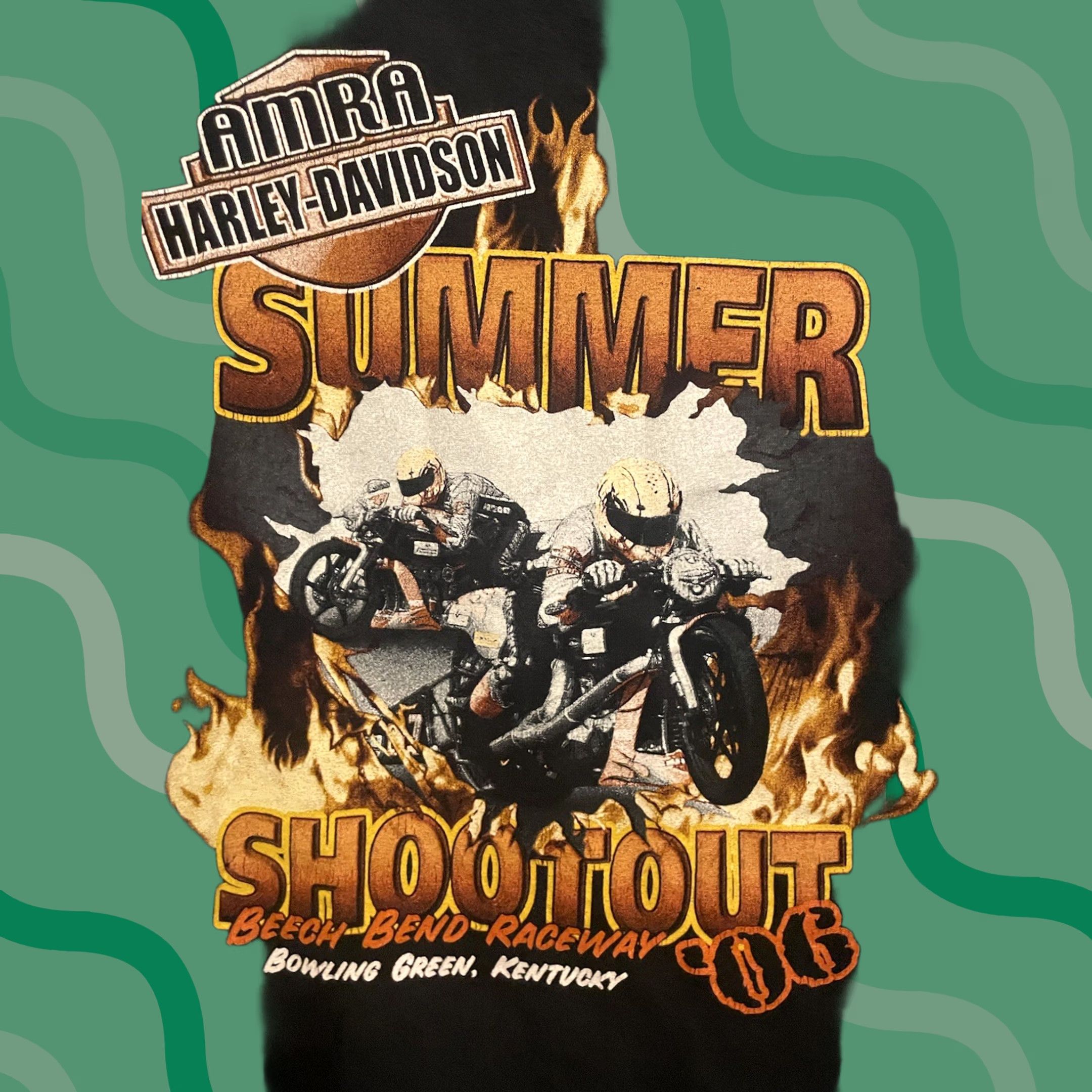 Harley Davidson Harley-Davidson T-Shirt 2XL Black Crew Neck Short Sleeve Logo Vintage Biker Retro American 2000s Size US XXL / EU 58 / 5 - 1 Thumbnail