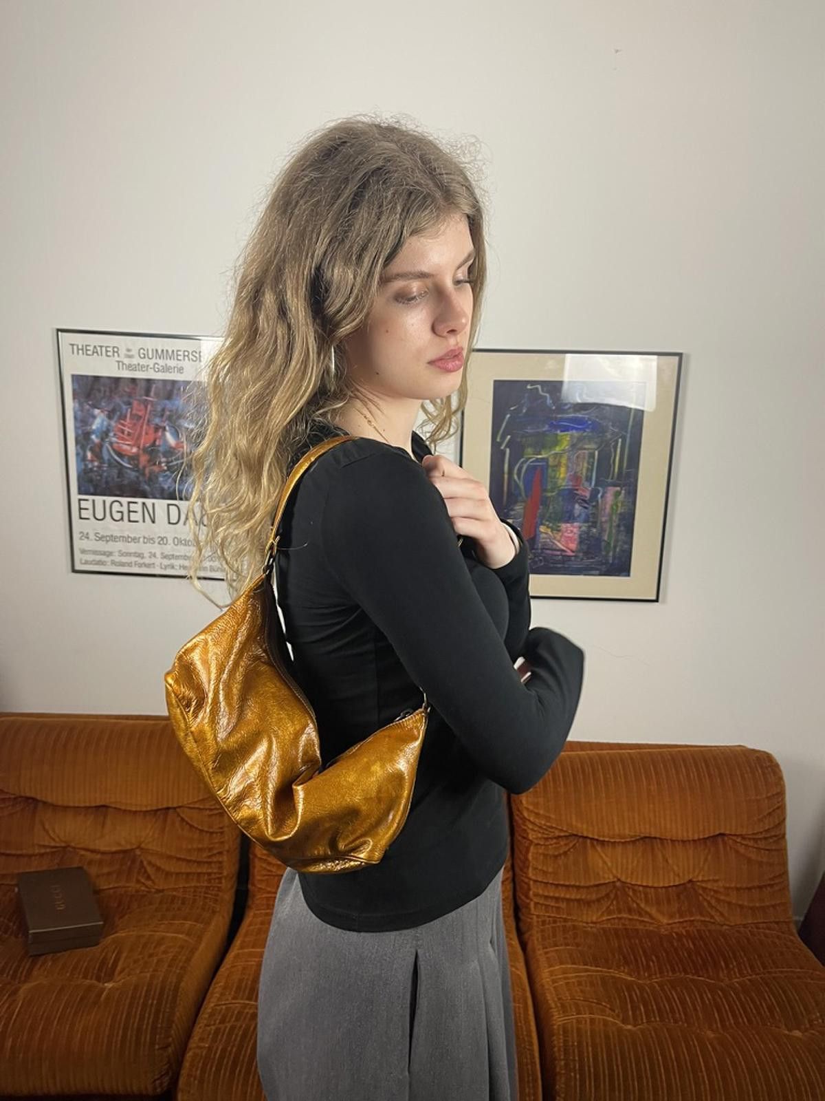 Dries Van Noten Dries Van Noten - Brown Leather Shoulder Bag Size ONE SIZE - 1 Thumbnail