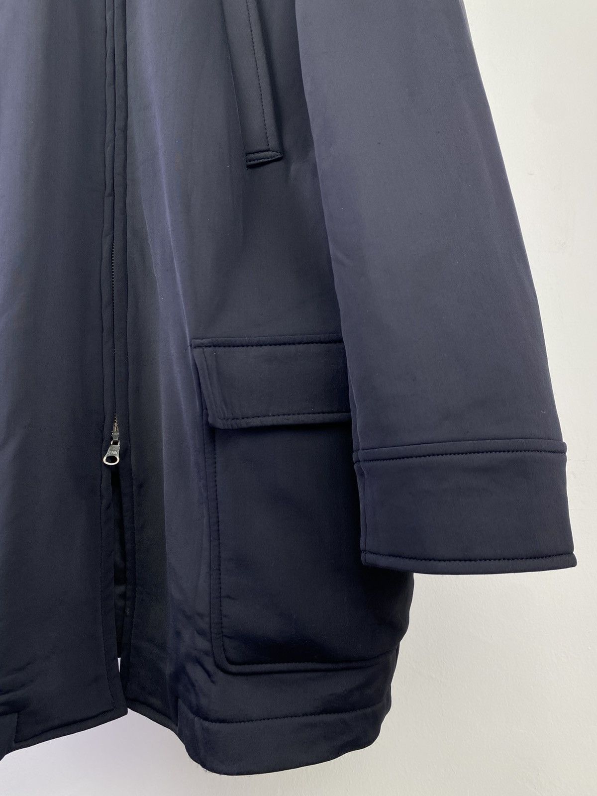 Tete Homme Tete Homme 00s Nylon Blend Belted Trench Coat Japan Size US L / EU 52-54 / 3 - 10 Thumbnail