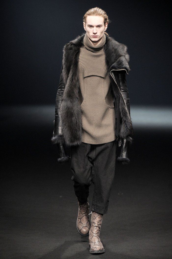 Rick Owens F/W 10 "GLEAM" Runway Alpaca Kangaroo Pouch Rollneck M Size US M / EU 48-50 / 2 - 2 Thumbnail