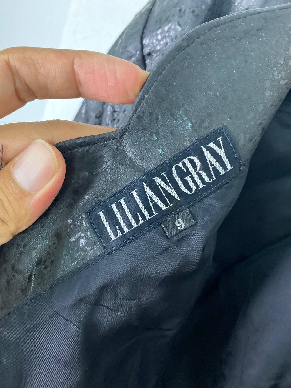 Leather lilian gray leather dress glitter design Size S / US 4 / IT 40 - 6 Thumbnail