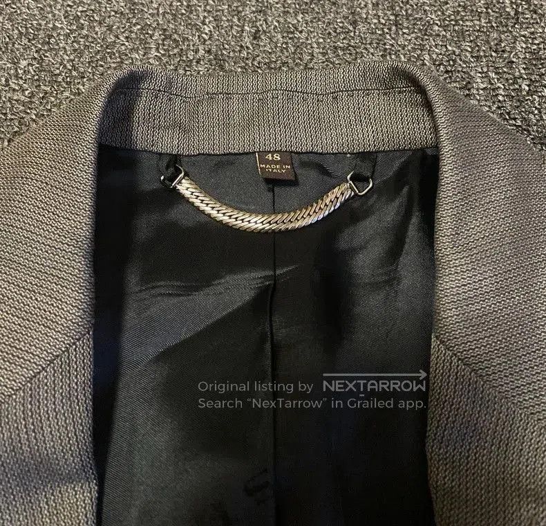 Burberry Burberry Gray Wool Silk Blazer. Size US M / EU 48-50 / 2 - 6 Thumbnail