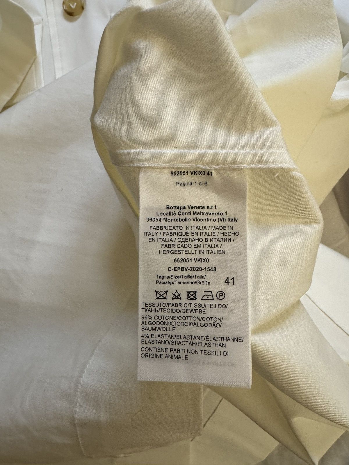Bottega Veneta Bottega Veneta military Short Sleeve Poplin Shirt Size US L / EU 52-54 / 3 - 5 Thumbnail