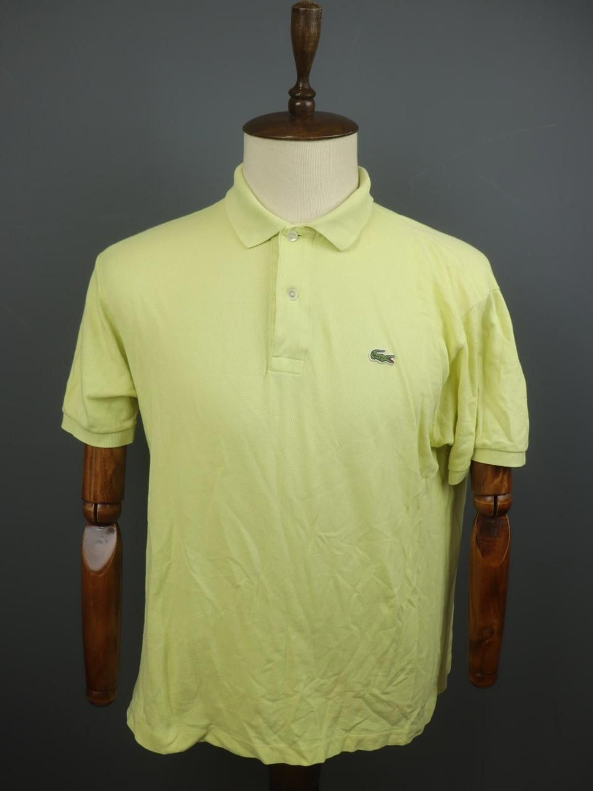 Lacoste Lacoste Yellow 100% Cotton Popover Polo Shirt Size 5 Size US M / EU 48-50 / 2 - 1 Thumbnail