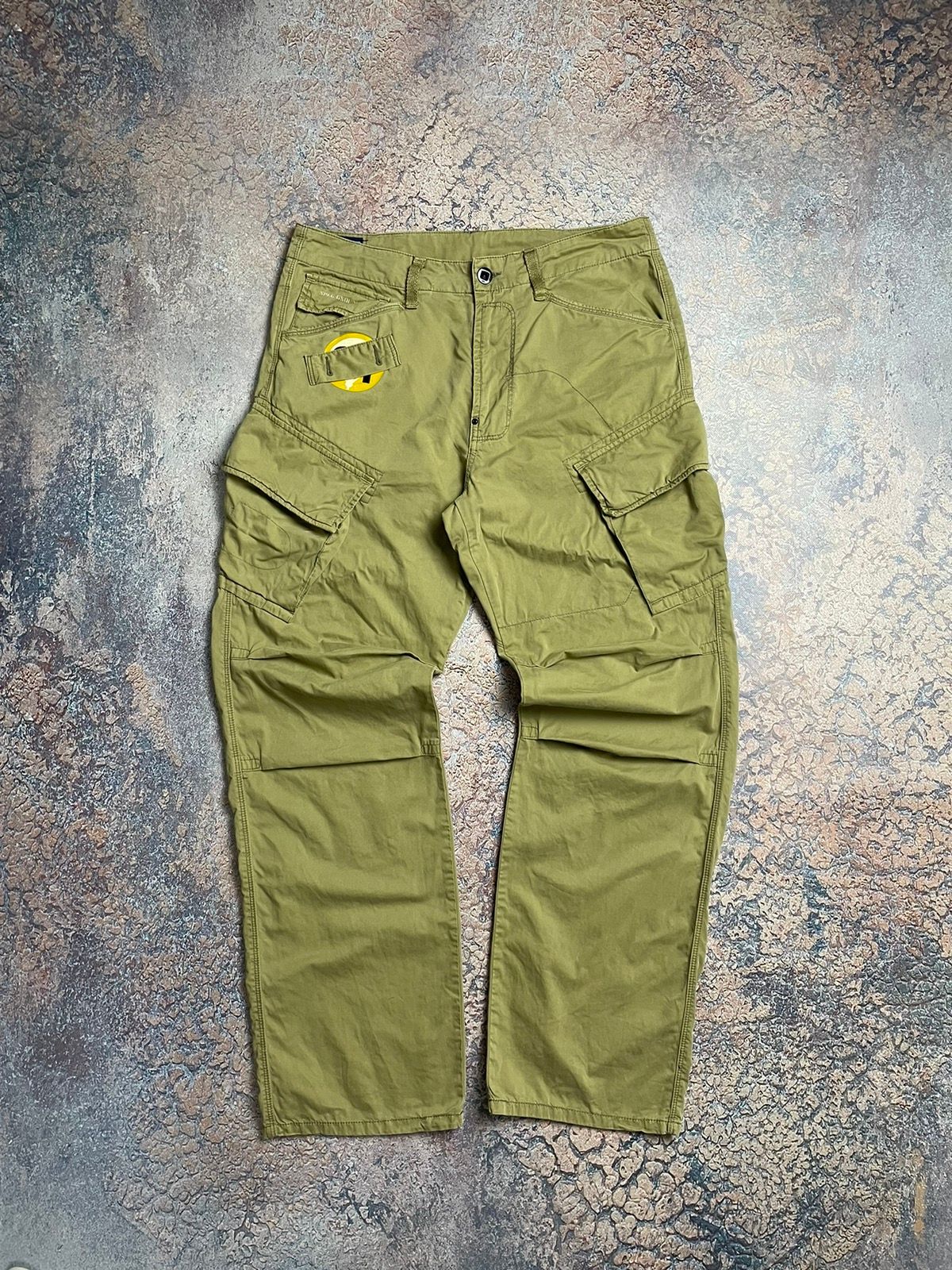 Pre-owned Avant Garde X Gstar Cargo Military Pants Baggy Loose Vintage Y2k In Multicolor