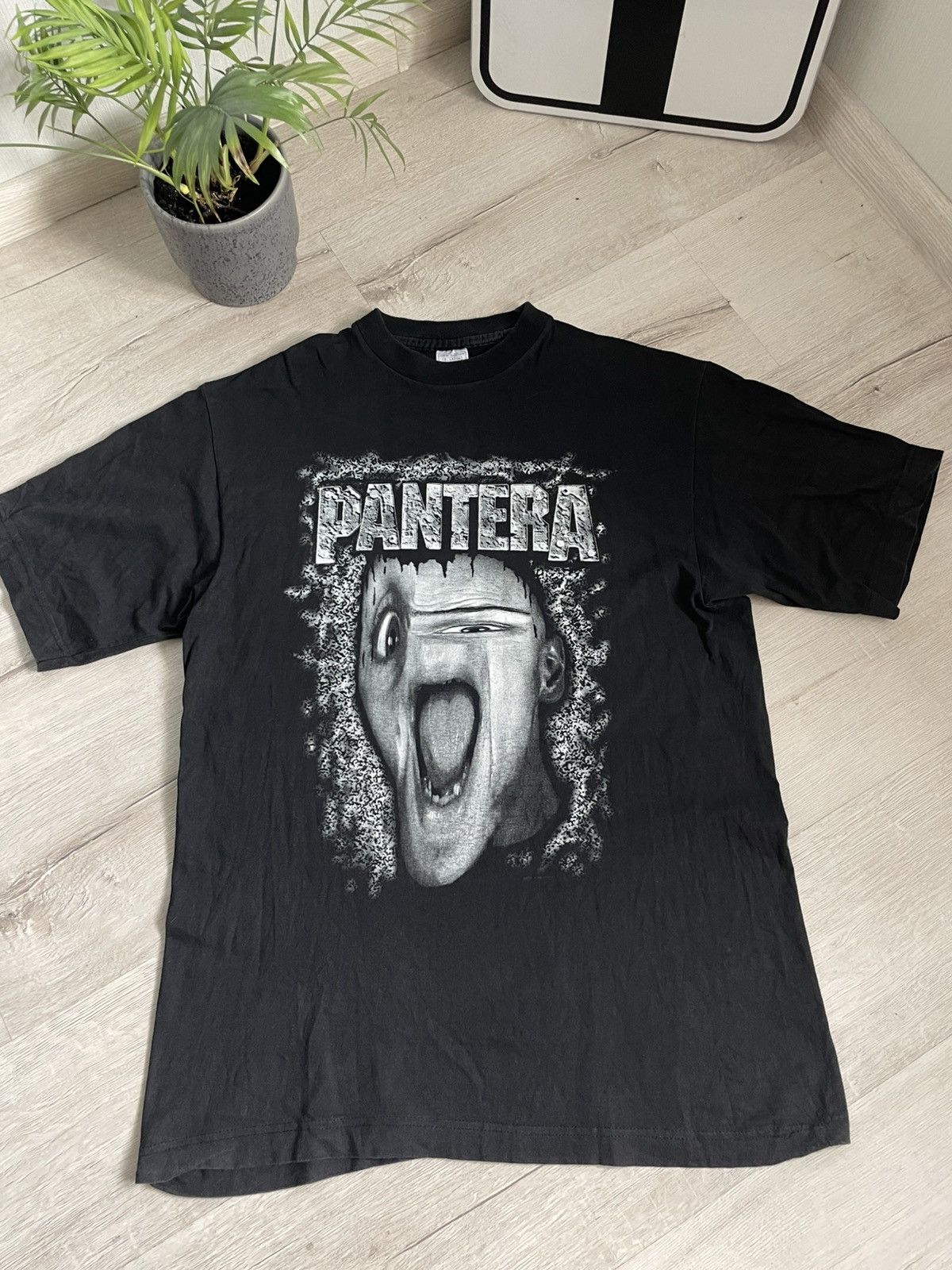 Band Tees Vintage 1995 Pantera Melting Face T-shirt Hard Metal Licen Size US XL / EU 56 / 4 - 8 Thumbnail