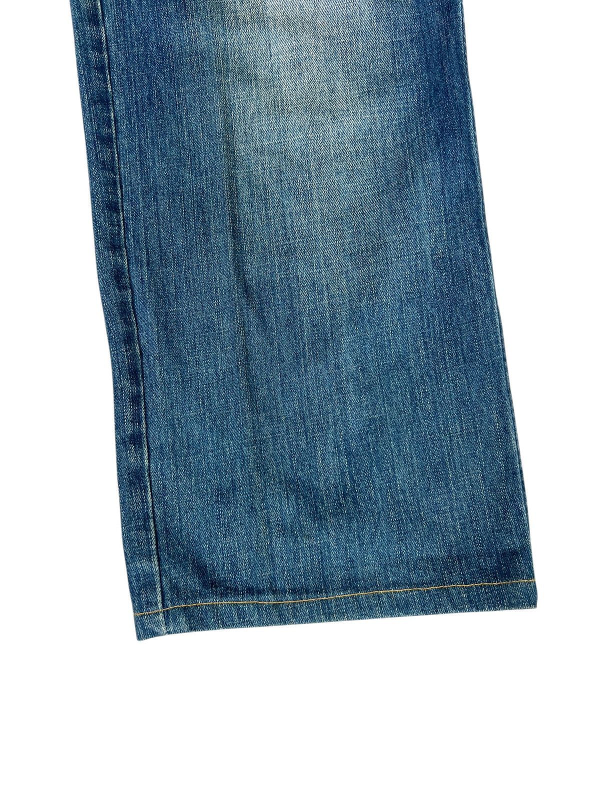 Vintage Dirty Mud KARAKURI GENERATION Embroidery Denim Jeans Size US 35 - 8 Thumbnail