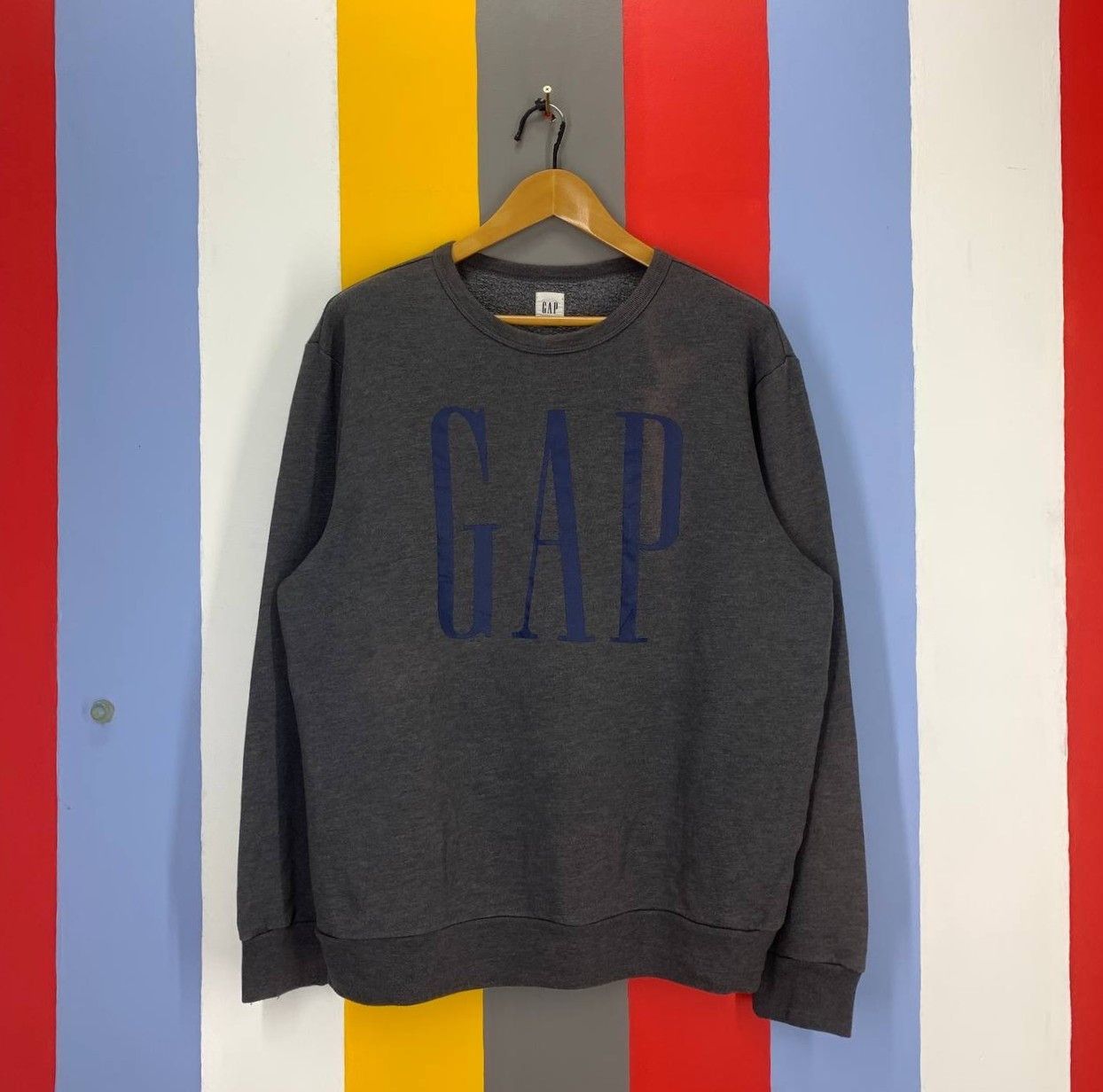 Gap GAP Big Logo Sweatshirt #2251/23 Size US L / EU 52-54 / 3 - 1 Thumbnail