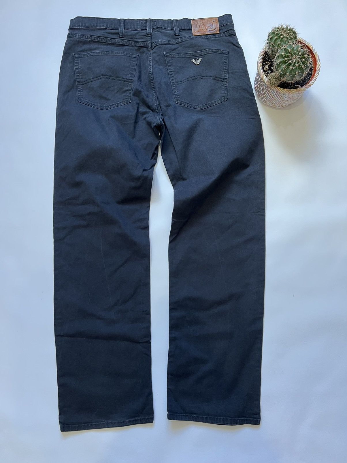 Armani Armani Jeans Black Chino Pants Jeans Mens Basic Size US 38 / EU 54 - 1 Thumbnail