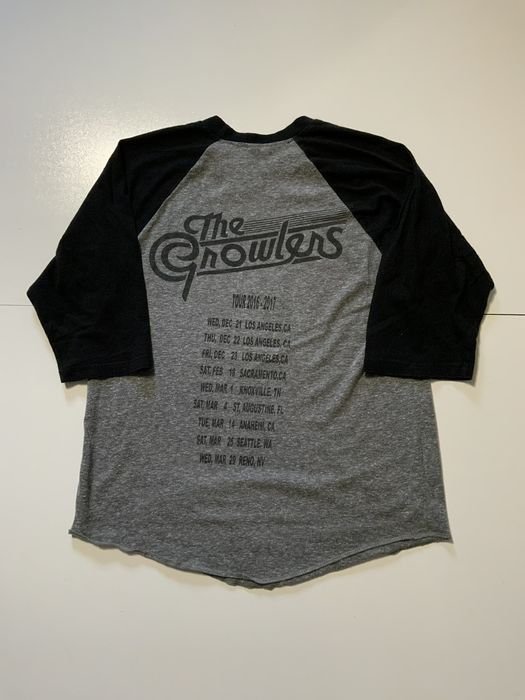 Rock Band The Growlers 20162017 Garage Surf Rock Band Baseball TShirt