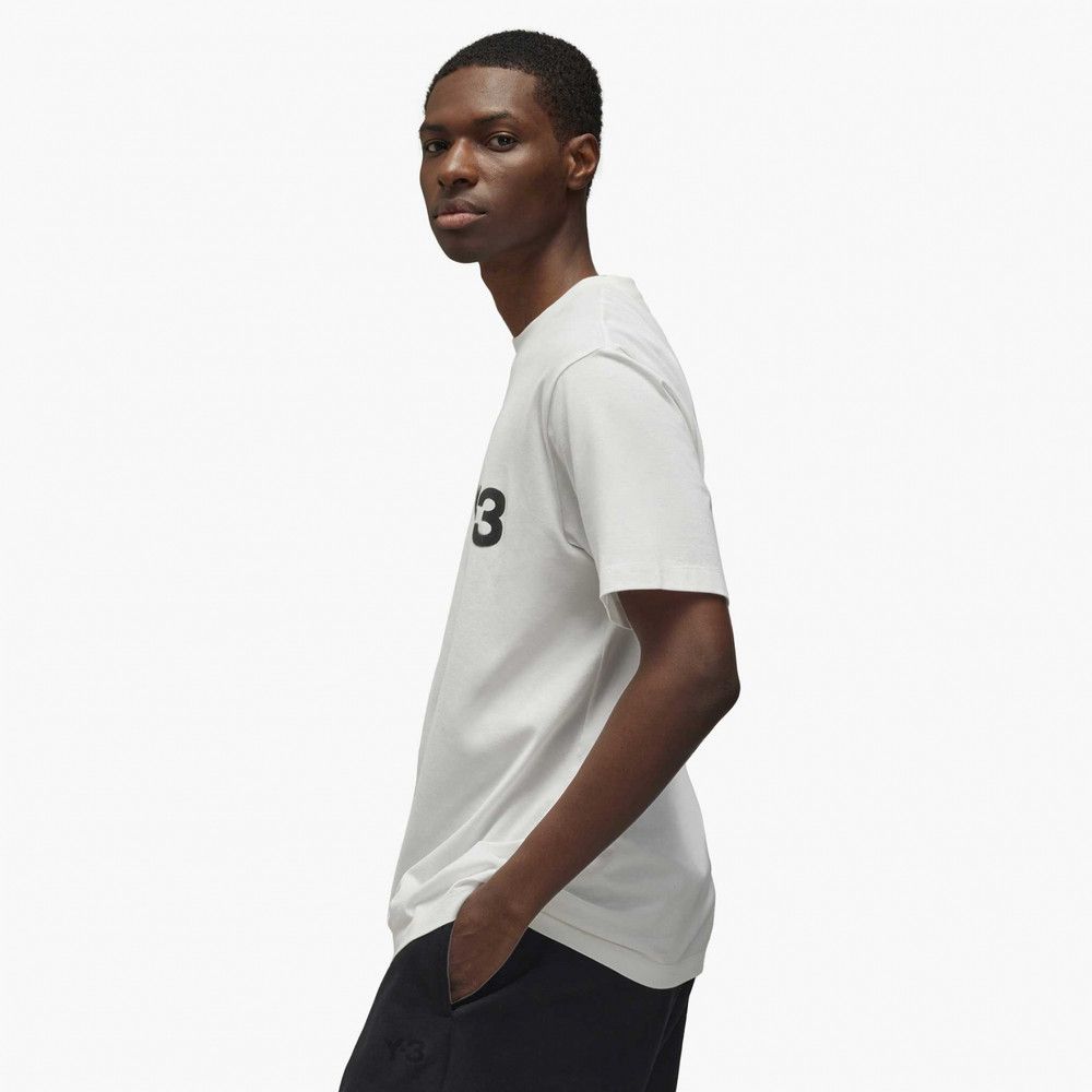 Y-3 o1s22i1n0125 Crewneck T-Shirt in White Size US S / EU 44-46 / 1 - 4 Thumbnail