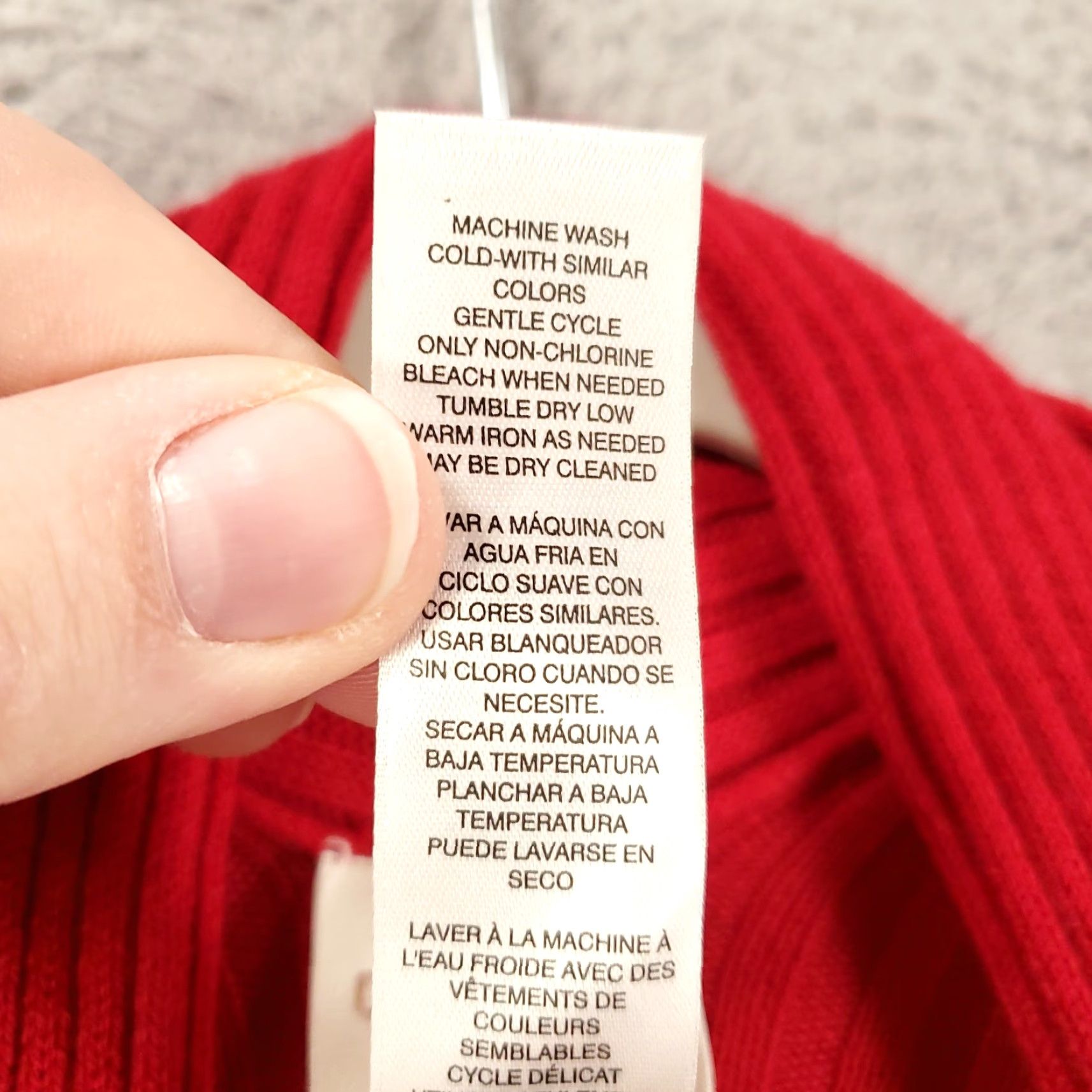 Vintage Chicos Cardigan Womens Regular Size S Red Knit Open Kimono Sleeve Twist Open Accents Casual Cardigan Sweater Size S / US 4 / IT 40 - 5 Thumbnail