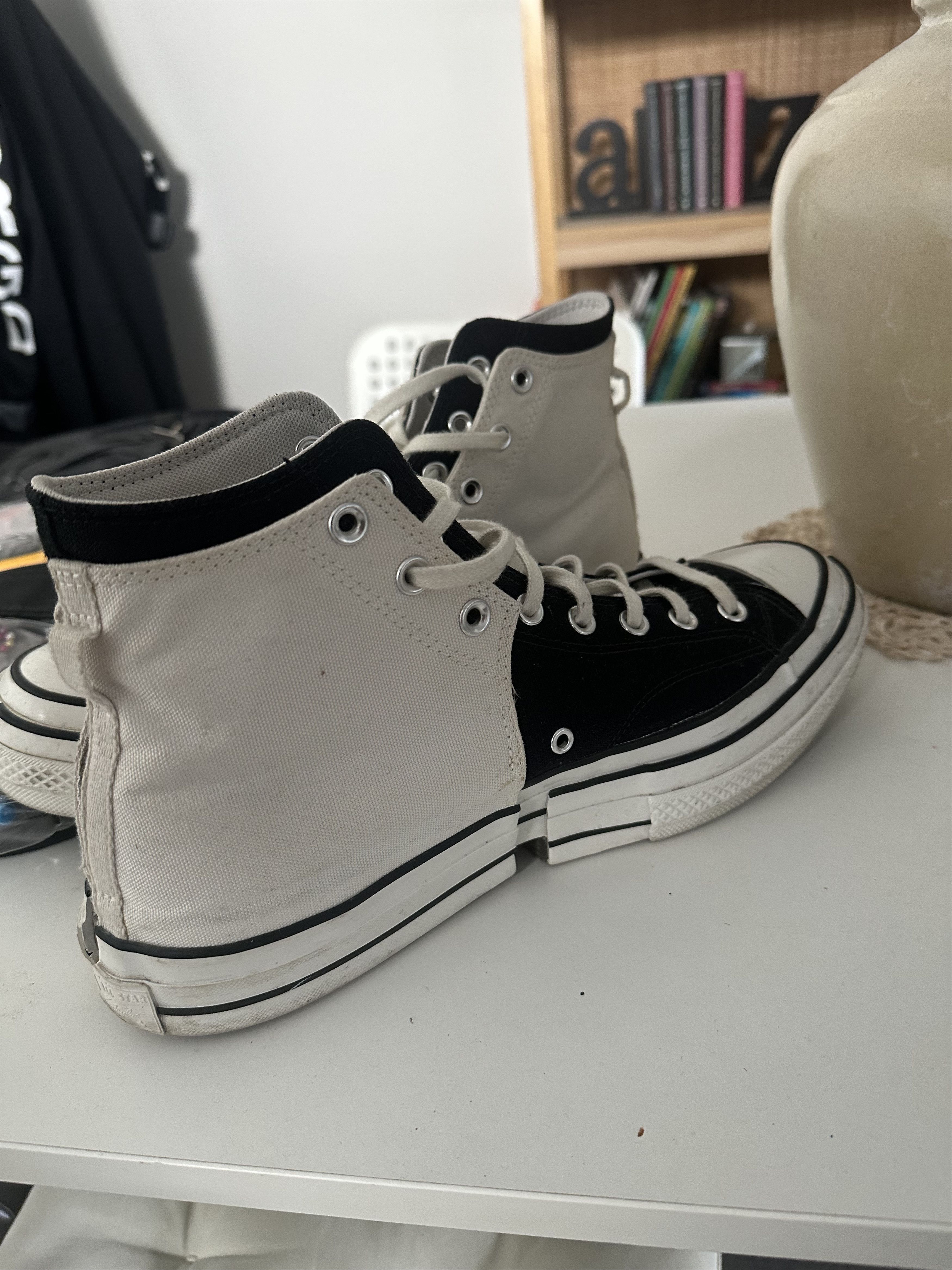 Converse × Feng Chen Wang 2020 Feng Chen Wang x Chuck 70 2-in-1 'Ivory Black' Size US 12 / EU 45 - 9 Thumbnail