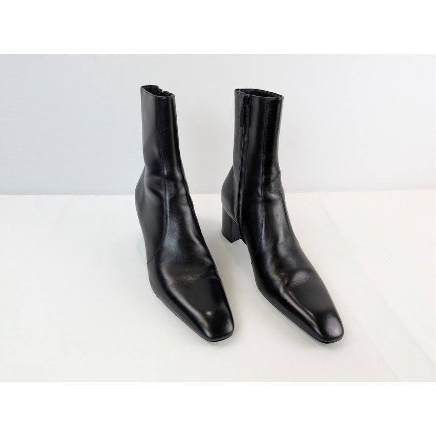 Saint Laurent Paris o1rshd1 XIV 70 Zipped Boot in Nero Size US 10 / EU 43 - 6 Thumbnail
