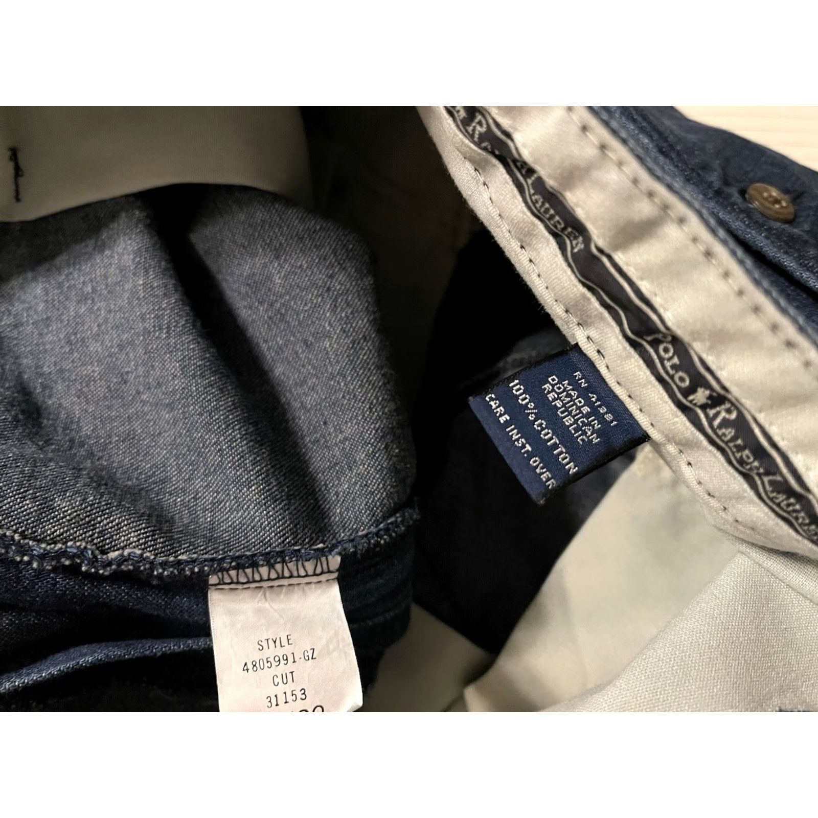 Polo Ralph Lauren VINTAGE Polo Ralph Lauren Denim Jean Pleated Andrew Pants - Men's 42x32 - New Size US XL / EU 56 / 4 - 6 Thumbnail