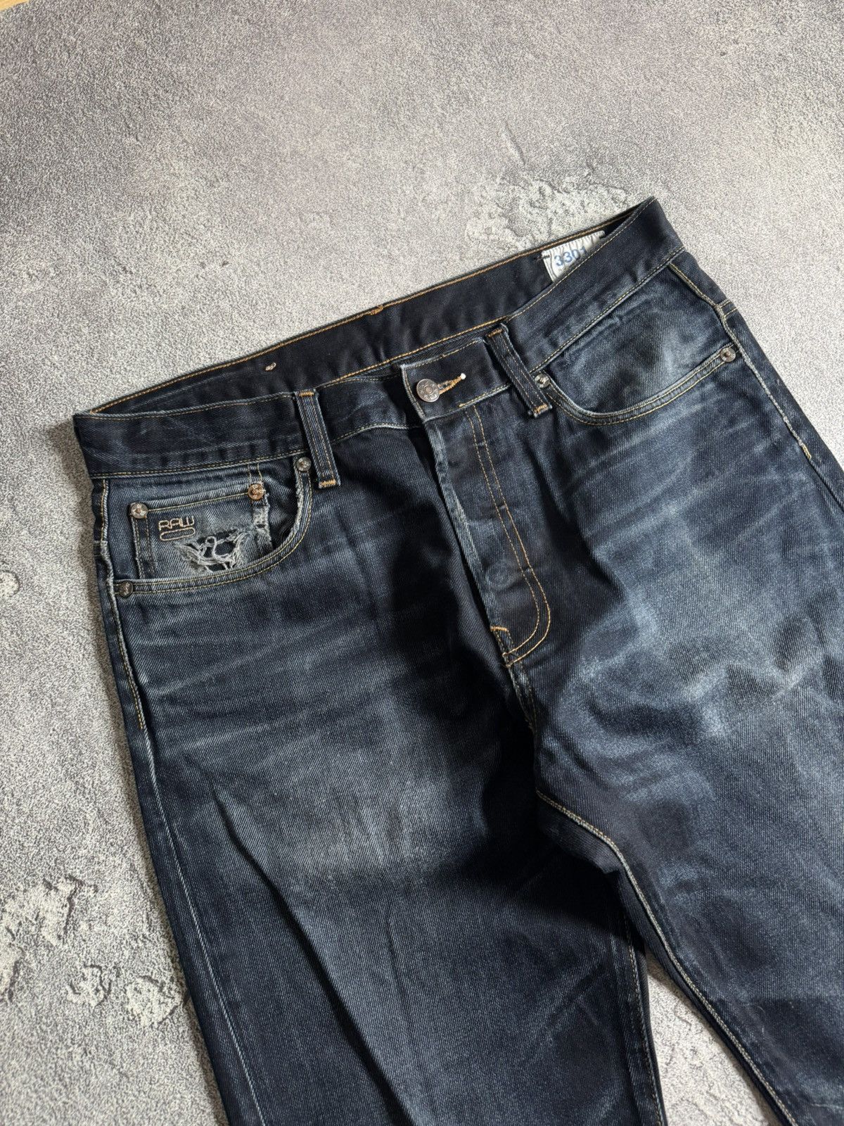 G-Star G star raw 33/34 3301 straight denim pants jeans trousers Size US 33 - 9 Thumbnail