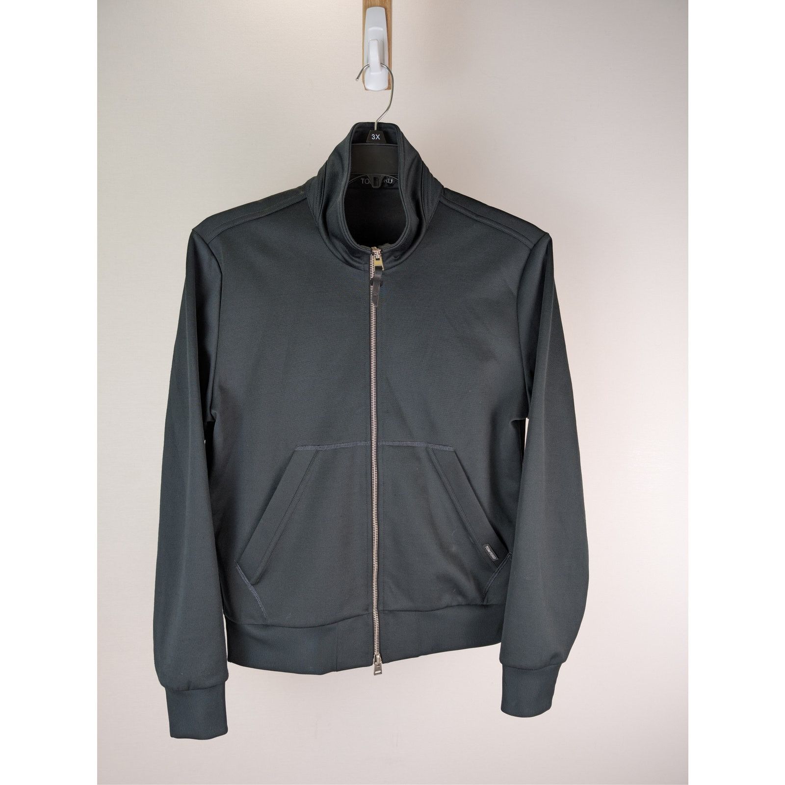 Tom Ford o1rshd1 CC20 High-Neck Track Jacket in Black Size US M / EU 48-50 / 2 - 8 Thumbnail