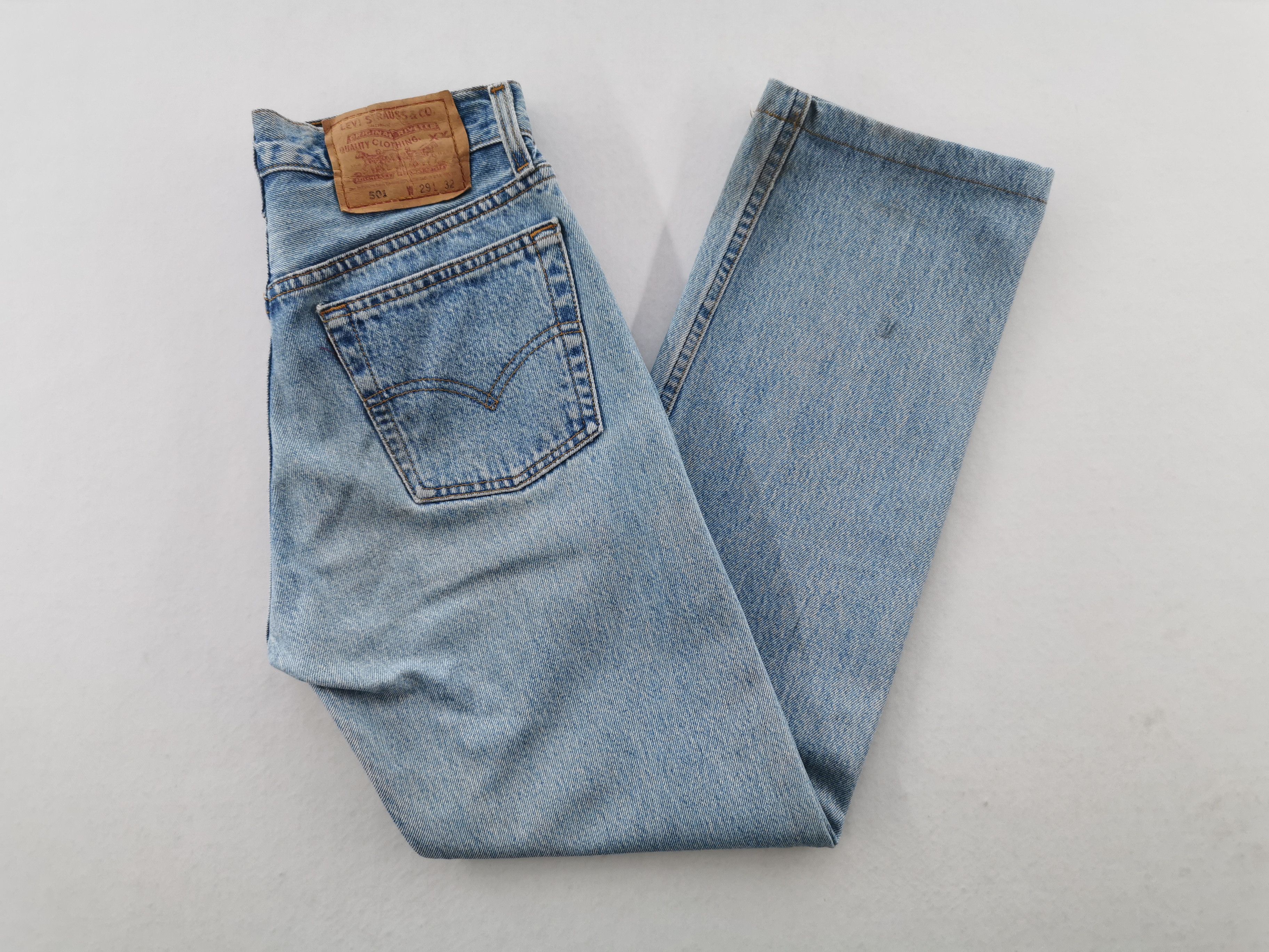 Levi's Distressed Vintage 90's Levis Lot 501 Denim Made In USA Size US 28 / EU 44 - 5 Thumbnail