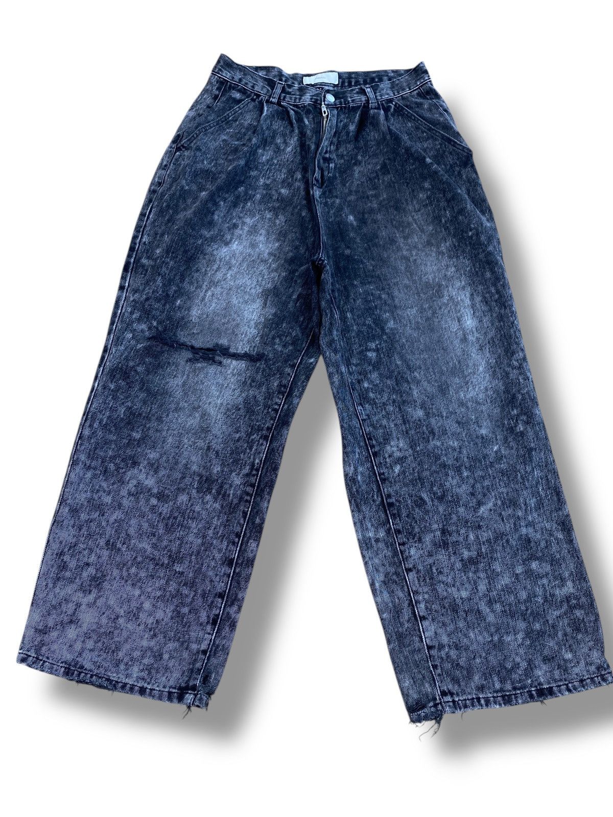 Japanese Brand Japanese Brand Acid Black Wash Style Baggy Jeans Size US 28 / EU 44 - 1 Thumbnail