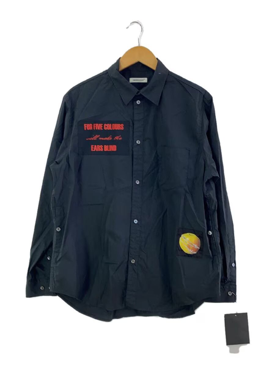 Undercover Undercover Patchwork Cotton Long-Sleeved Shirt Black Size US M / EU 48-50 / 2 - 1 Thumbnail