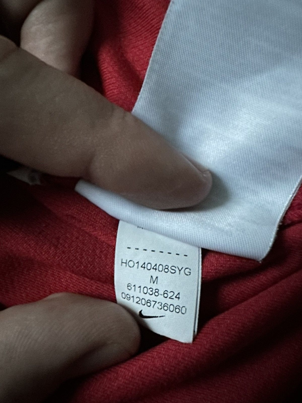 Nike Nike Manchester United Di Maria 2014-2015 Home Longsleeve Size US M / EU 48-50 / 2 - 11 Thumbnail